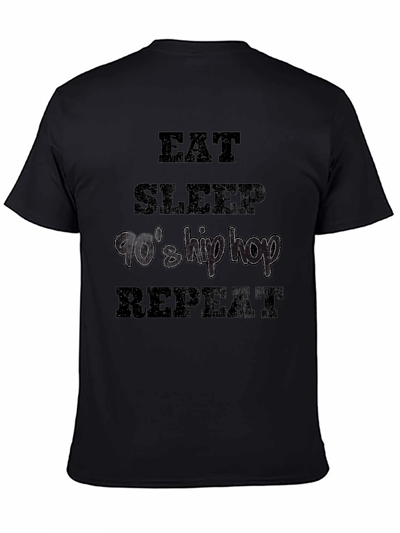 Eat Sleep 90s Hip Hop Repeat Graphic Tee