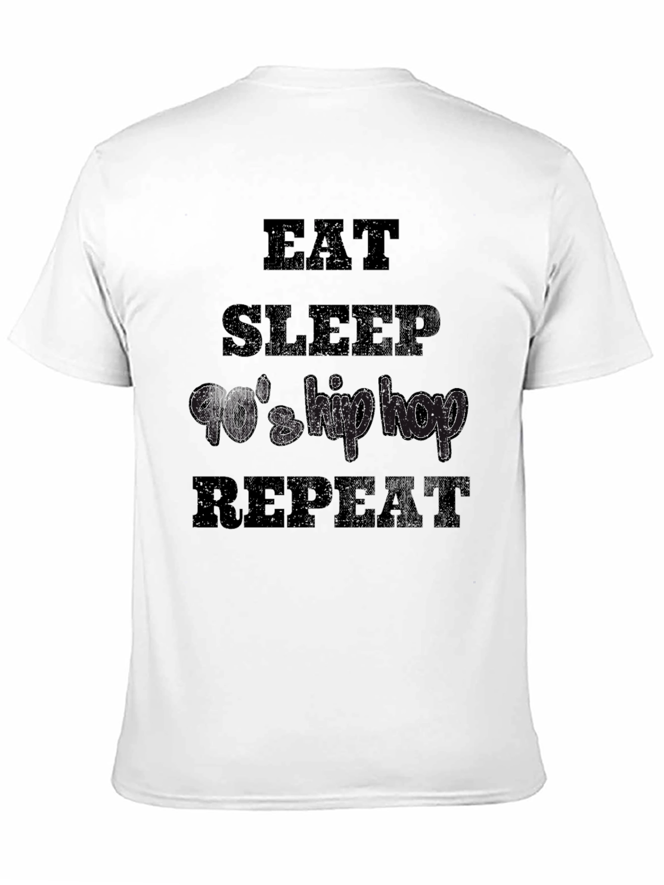 Eat Sleep 90s Hip Hop Repeat Graphic Tee