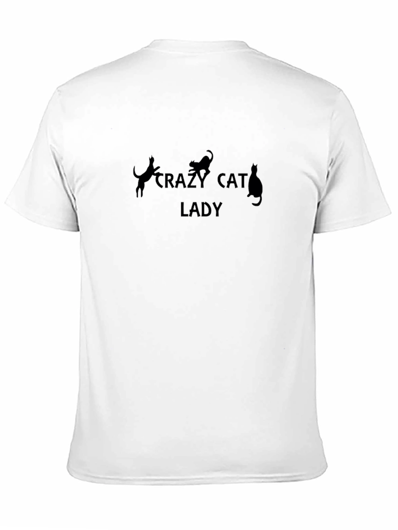 Crazy Cat Lady Black T-Shirt