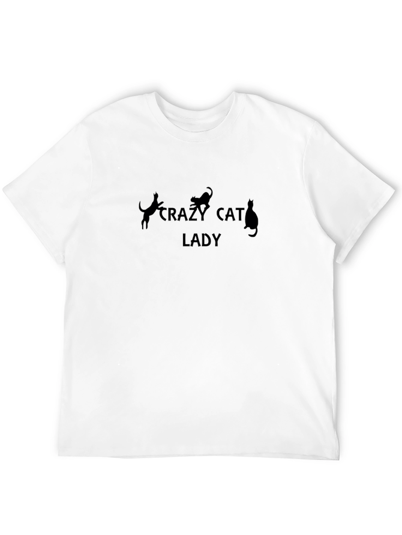 Crazy Cat Lady Black T-Shirt