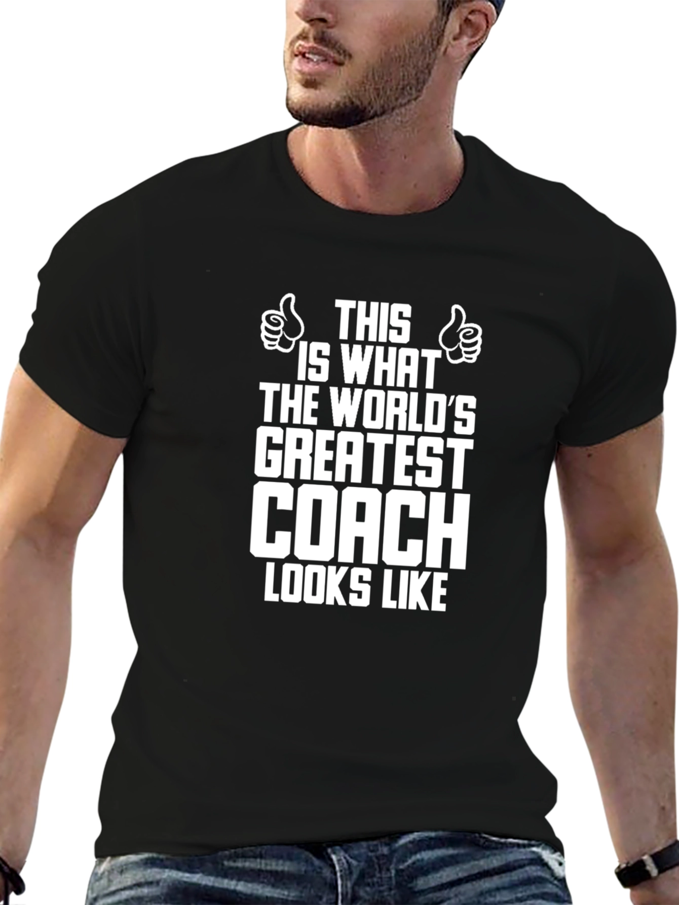 Worlds Greatest Coach Black T-Shirt
