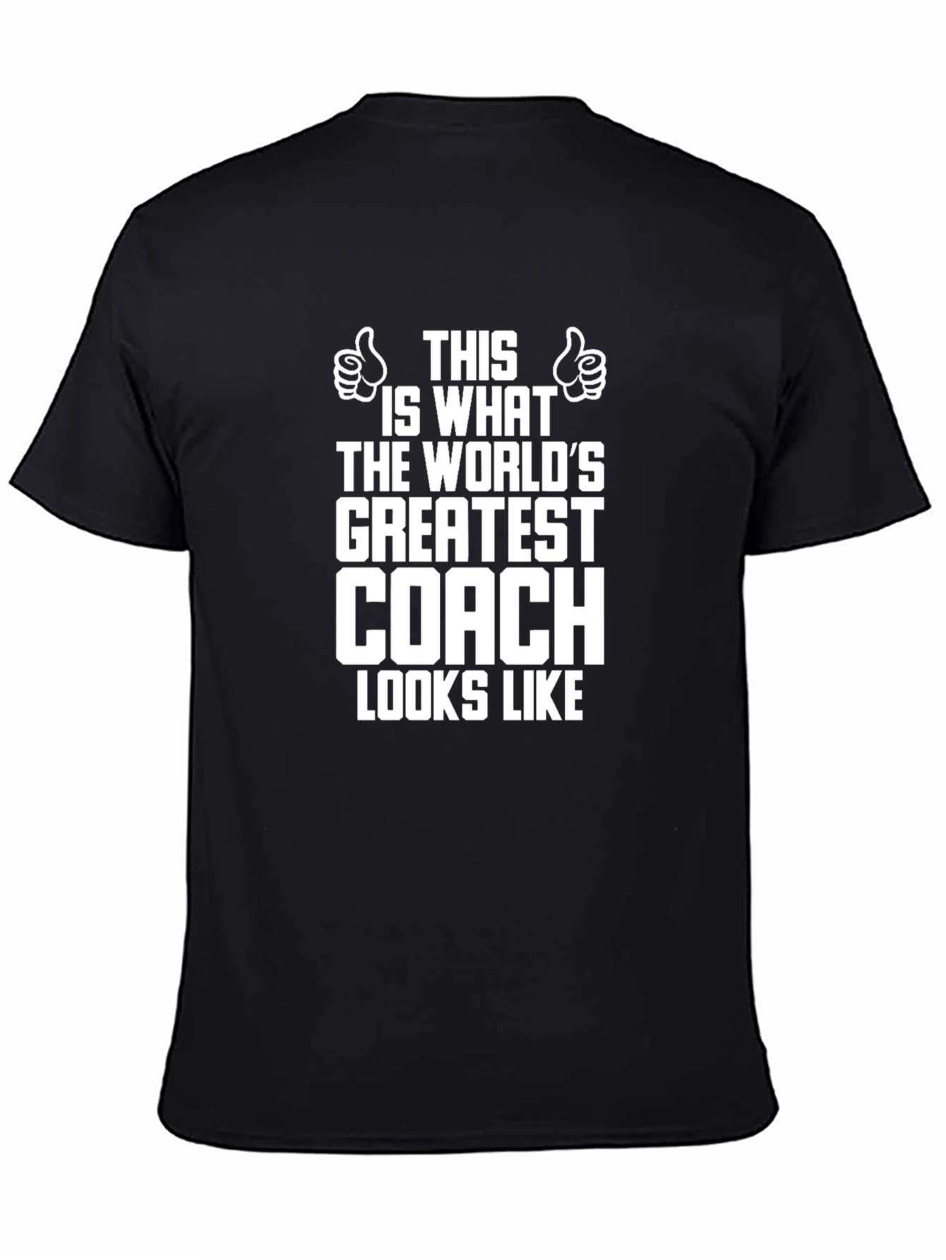 Worlds Greatest Coach Black T-Shirt