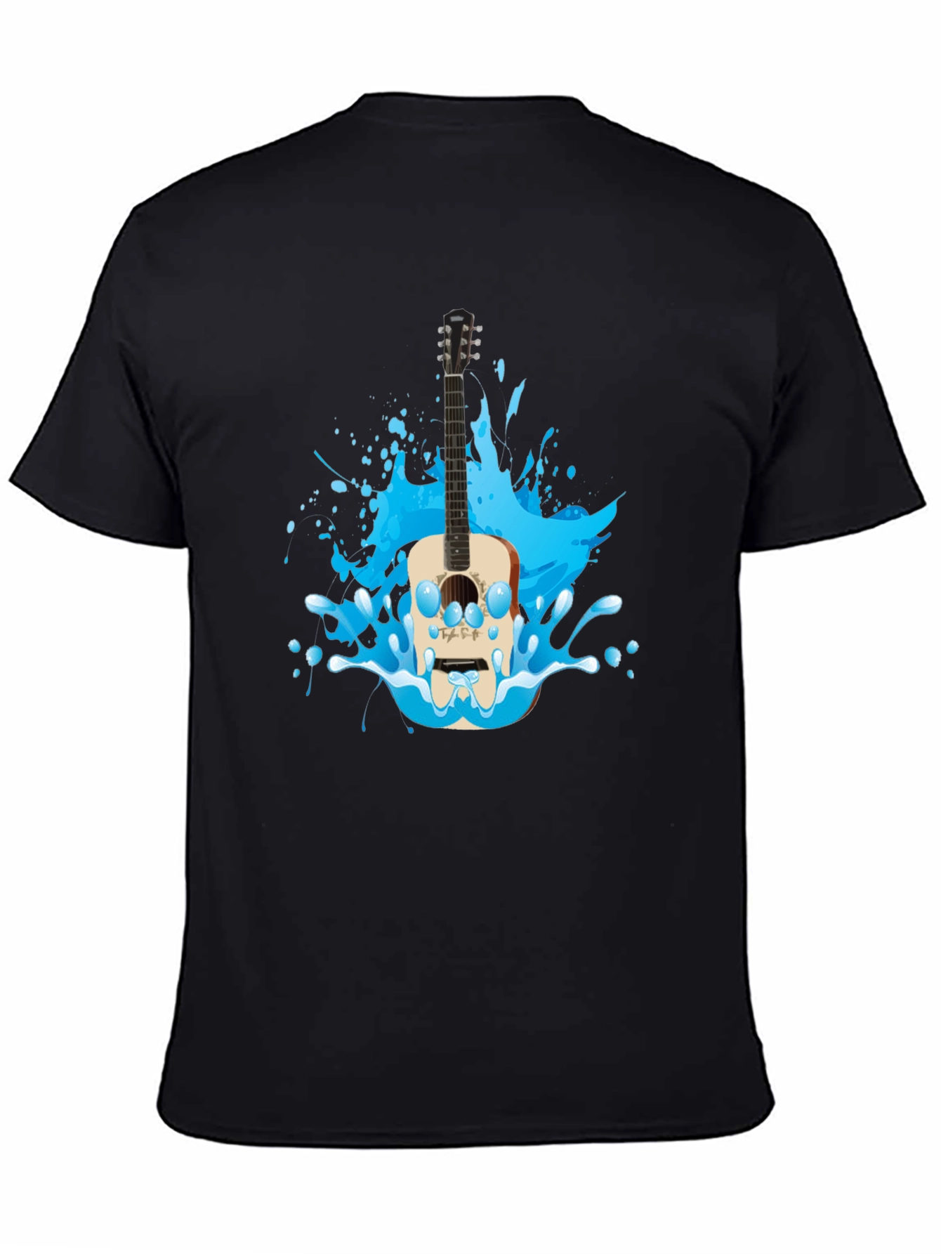 Guitar Splash Graphic T-Shirt