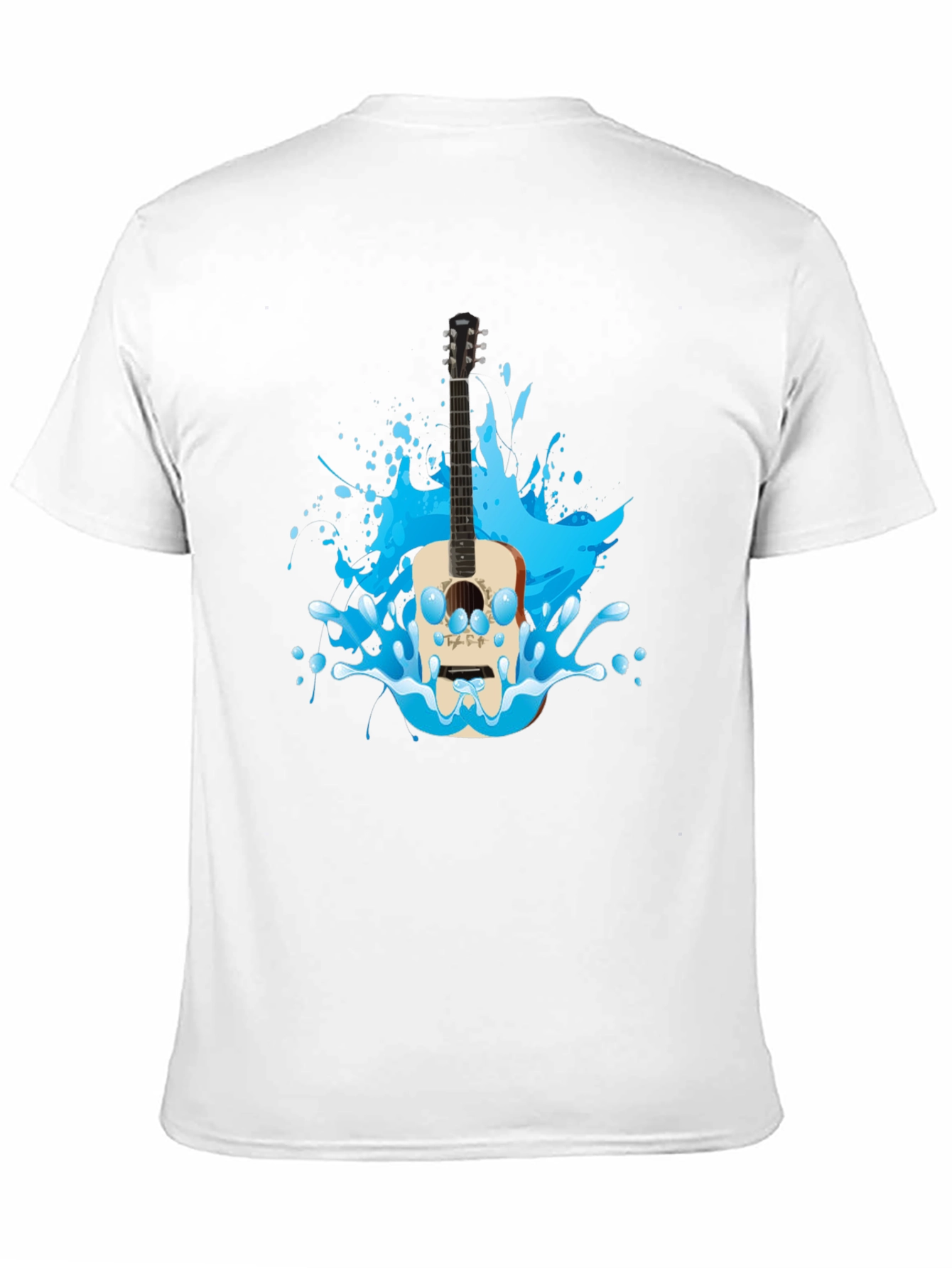 Guitar Splash Graphic T-Shirt