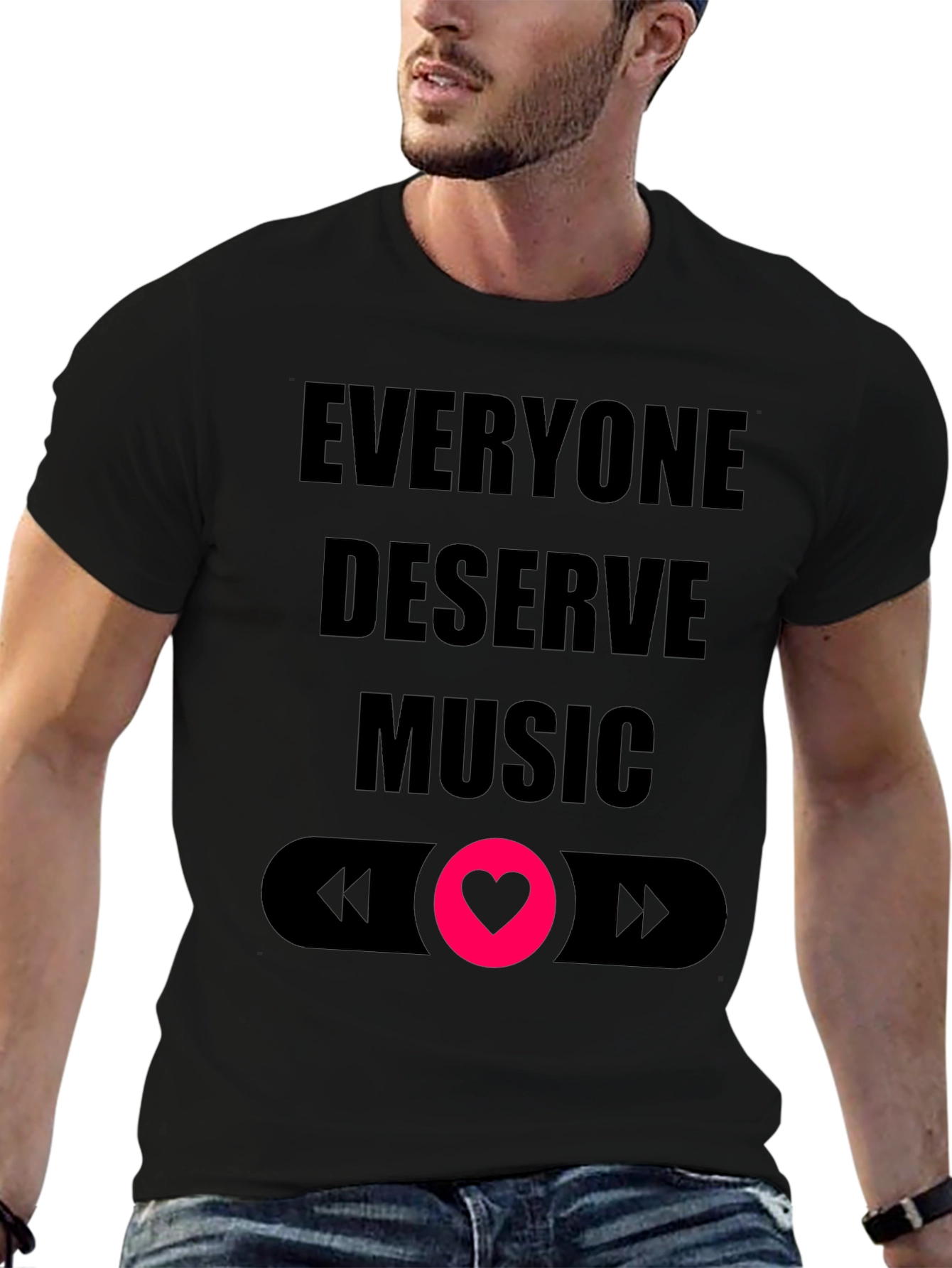 Everyone Deserves Music Graphic T-Shirt