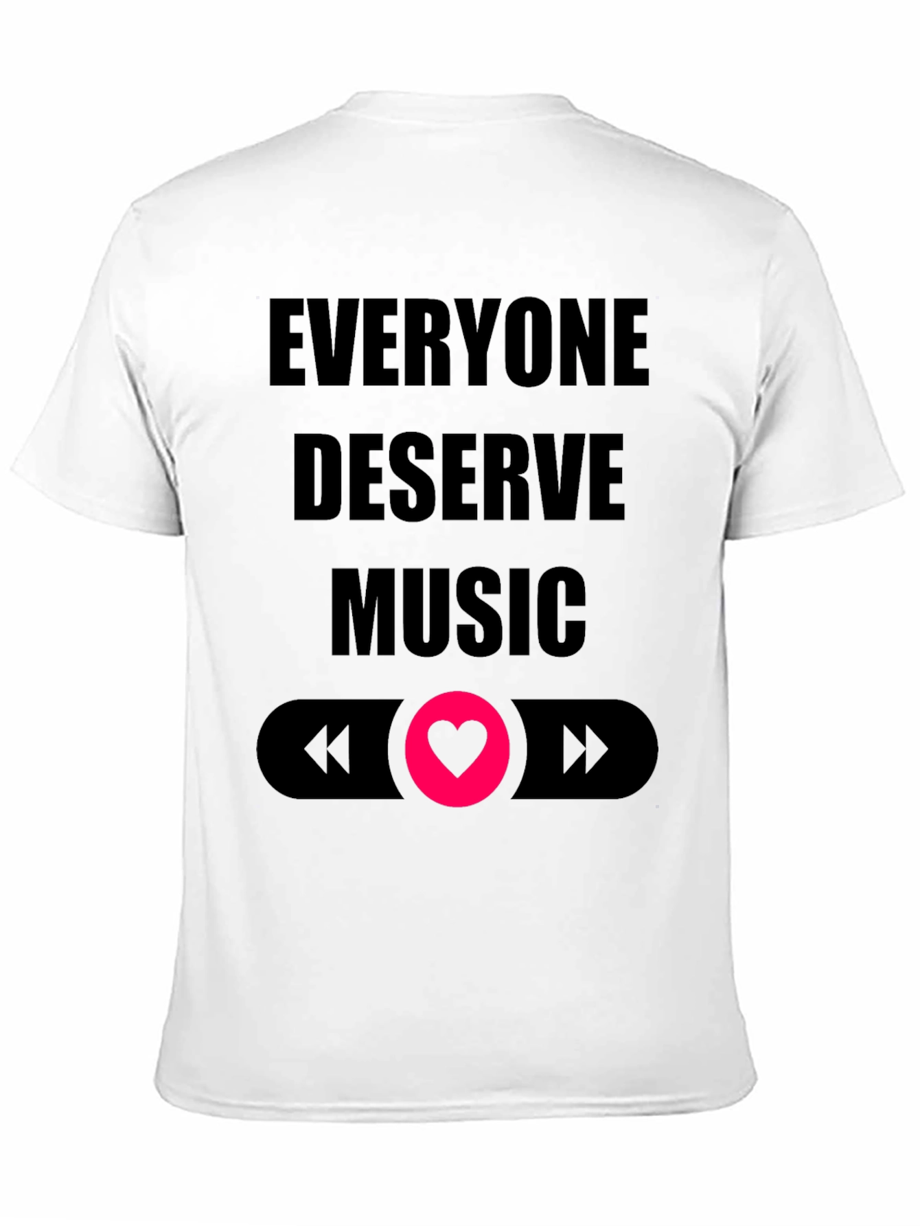 Everyone Deserves Music Graphic T-Shirt
