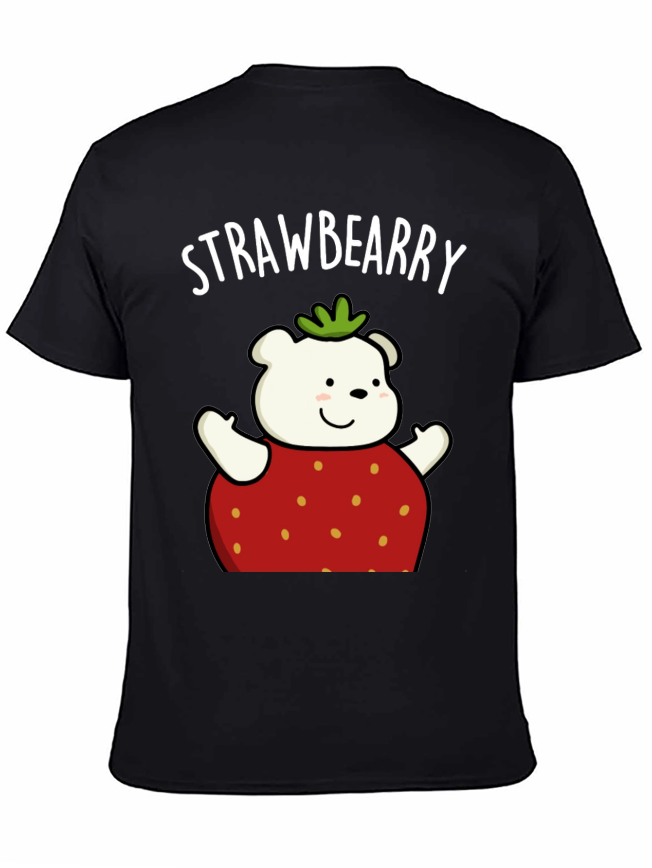Strawberry Bear Graphic T-Shirt