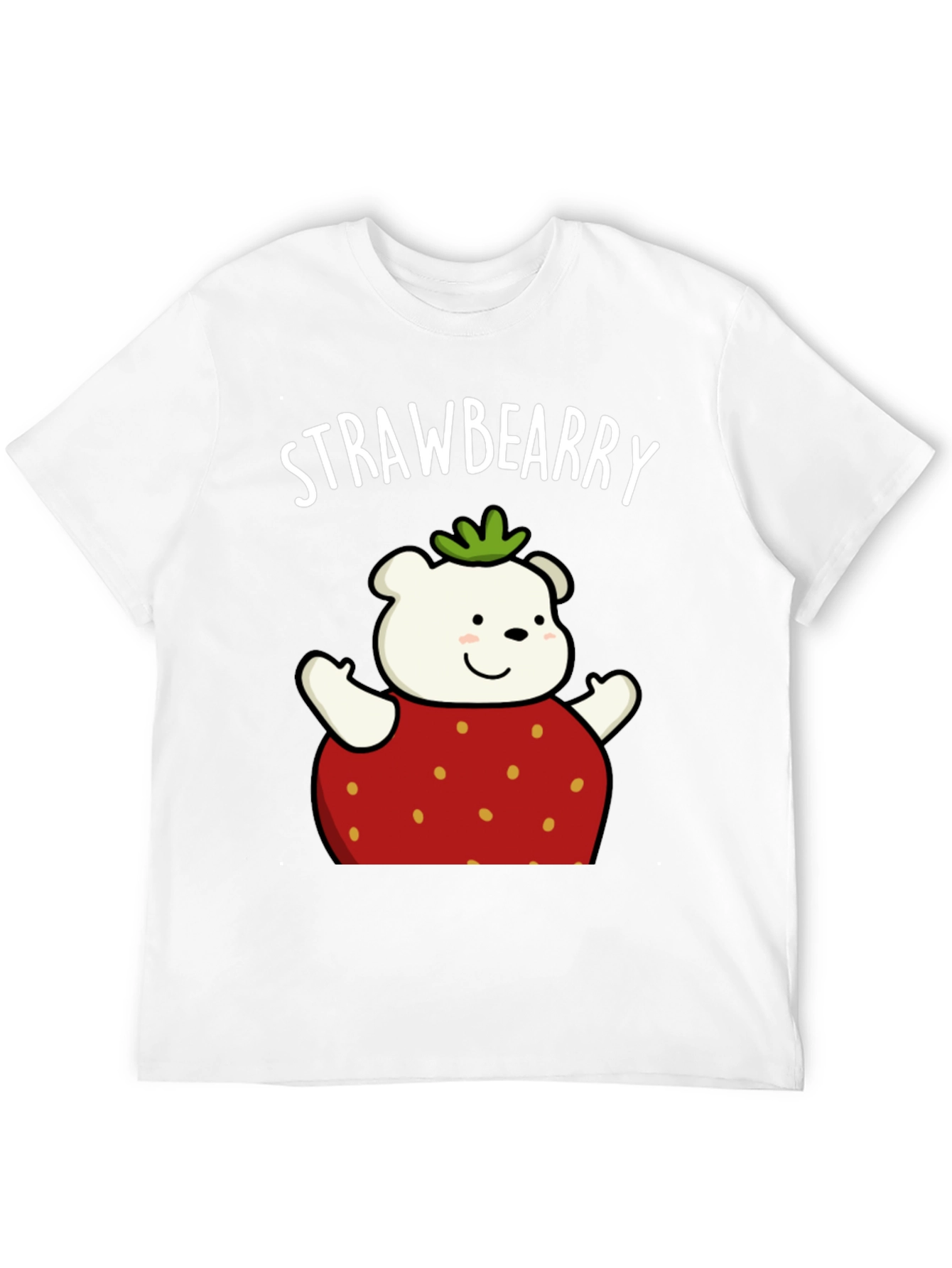 Strawberry Bear Graphic T-Shirt