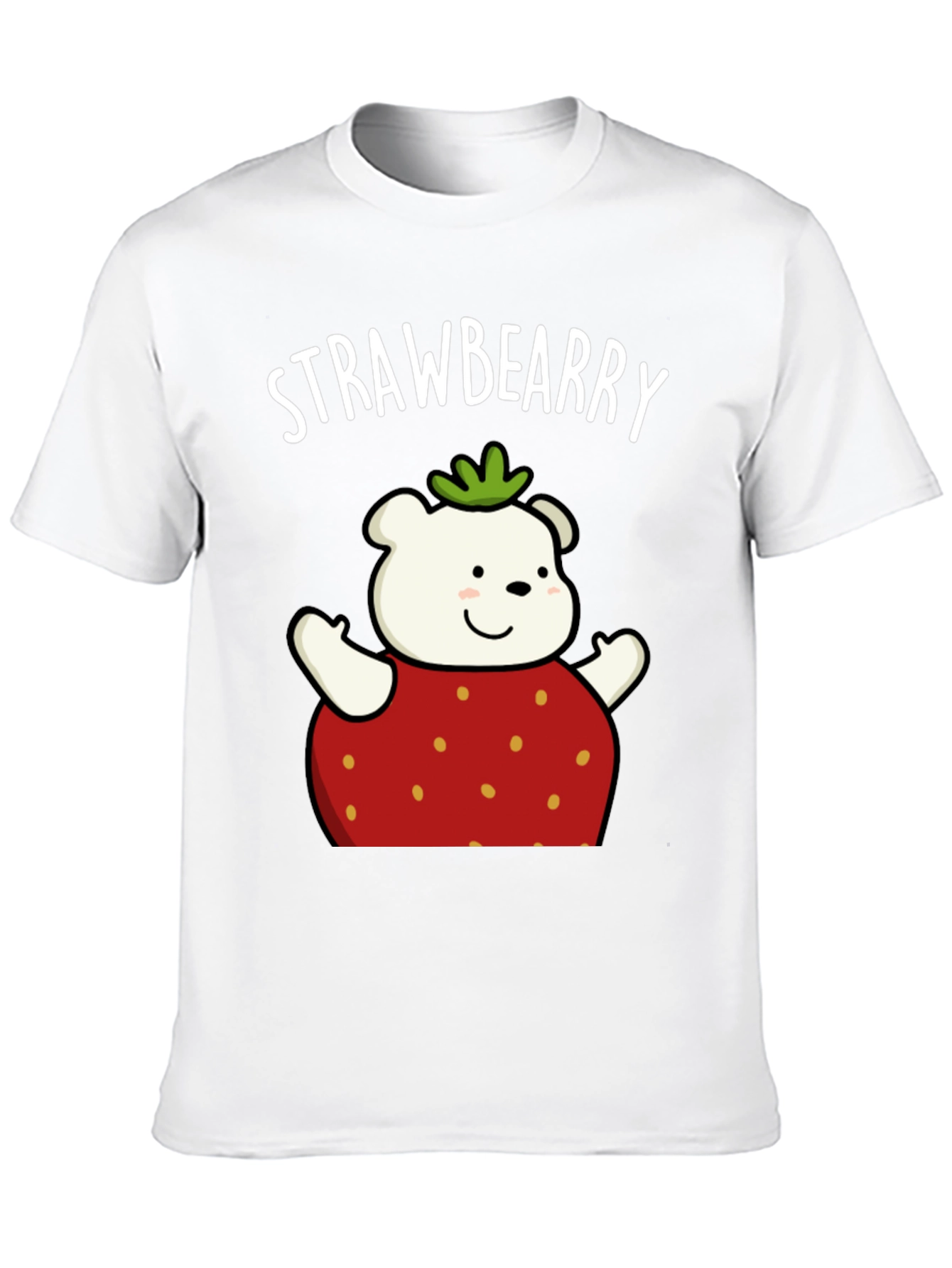 Strawberry Bear Graphic T-Shirt