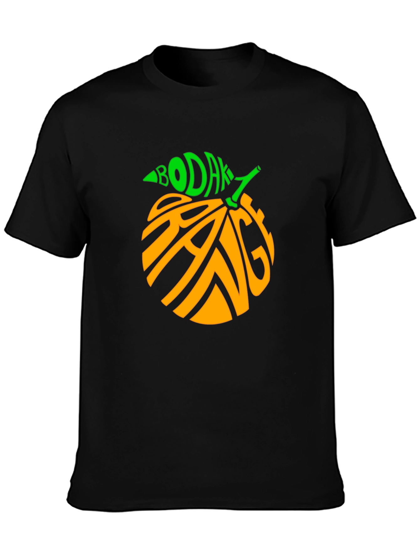 Bodak Orange Graphic Tee - Cool Fruit Design
