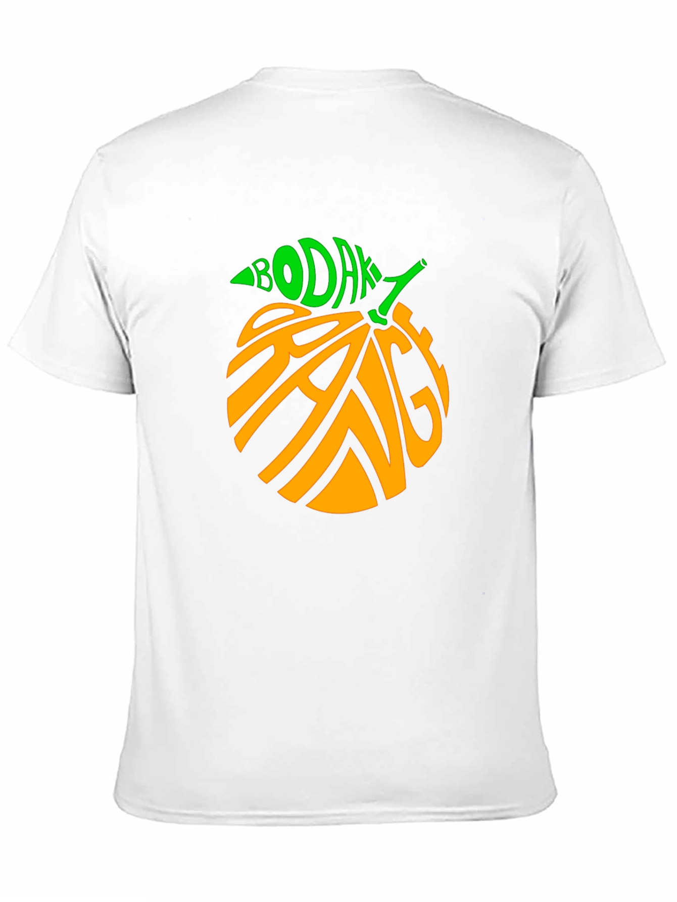 Bodak Orange Graphic Tee - Cool Fruit Design