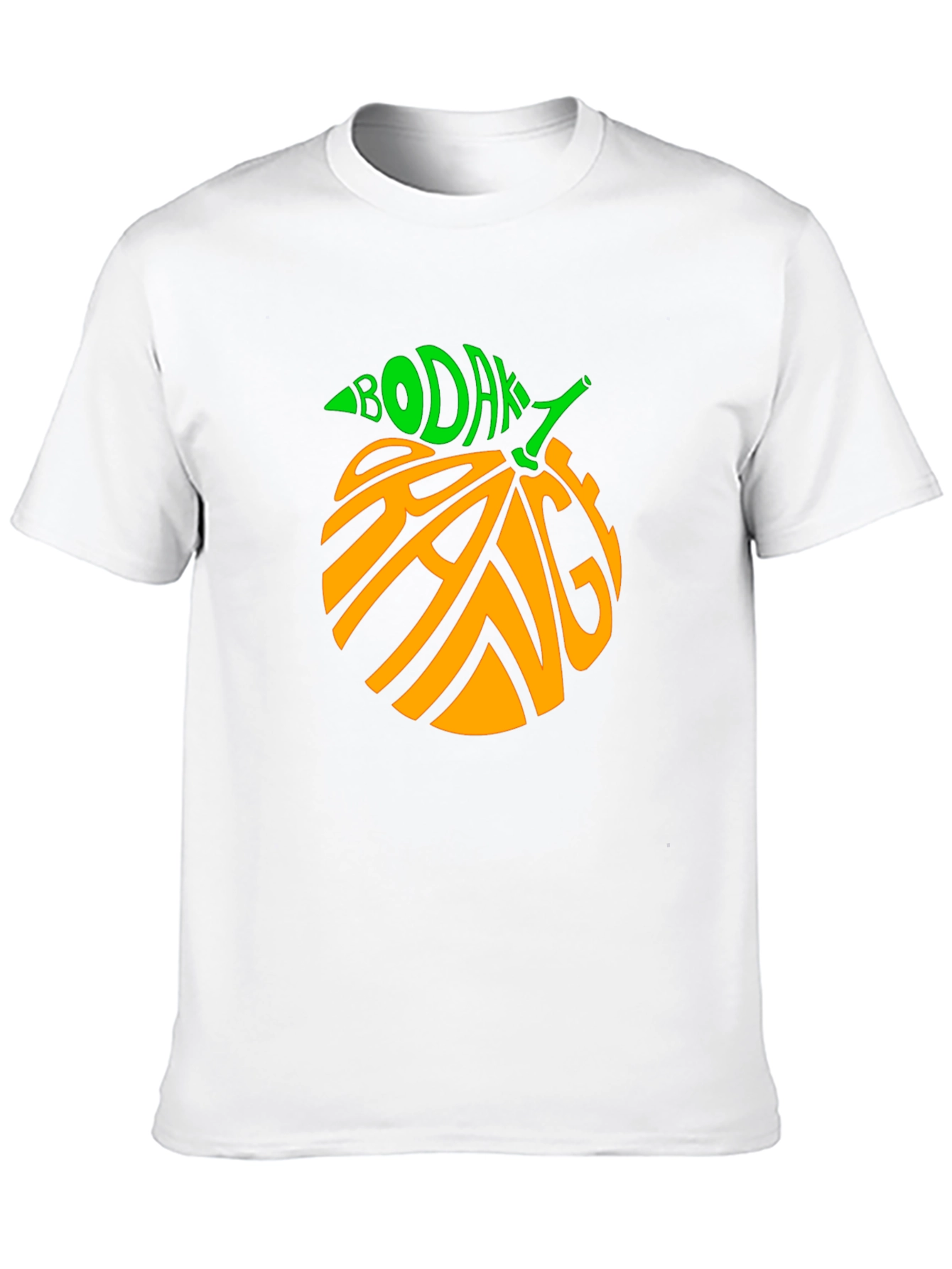 Bodak Orange Graphic Tee - Cool Fruit Design