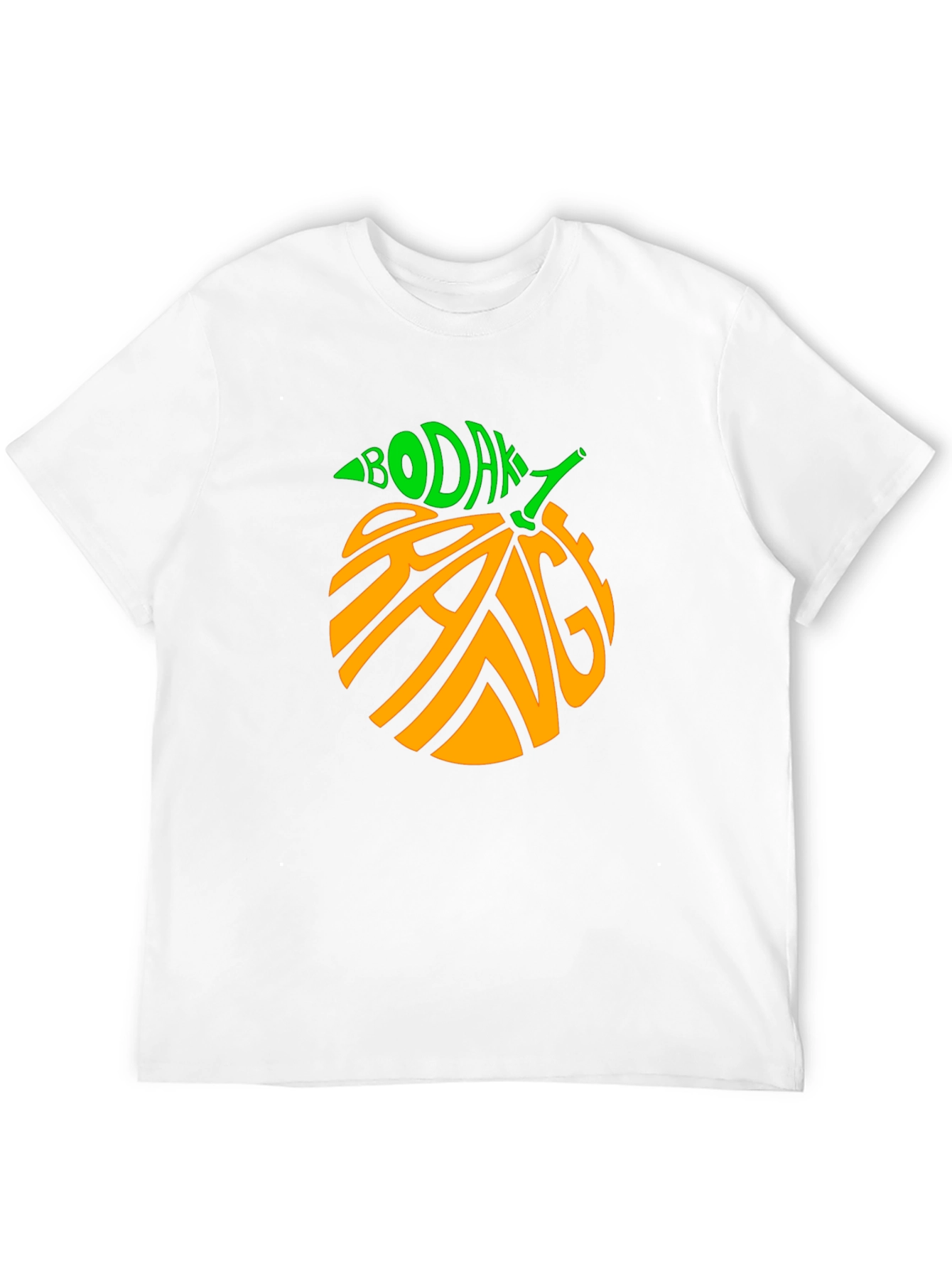 Bodak Orange Graphic Tee - Cool Fruit Design
