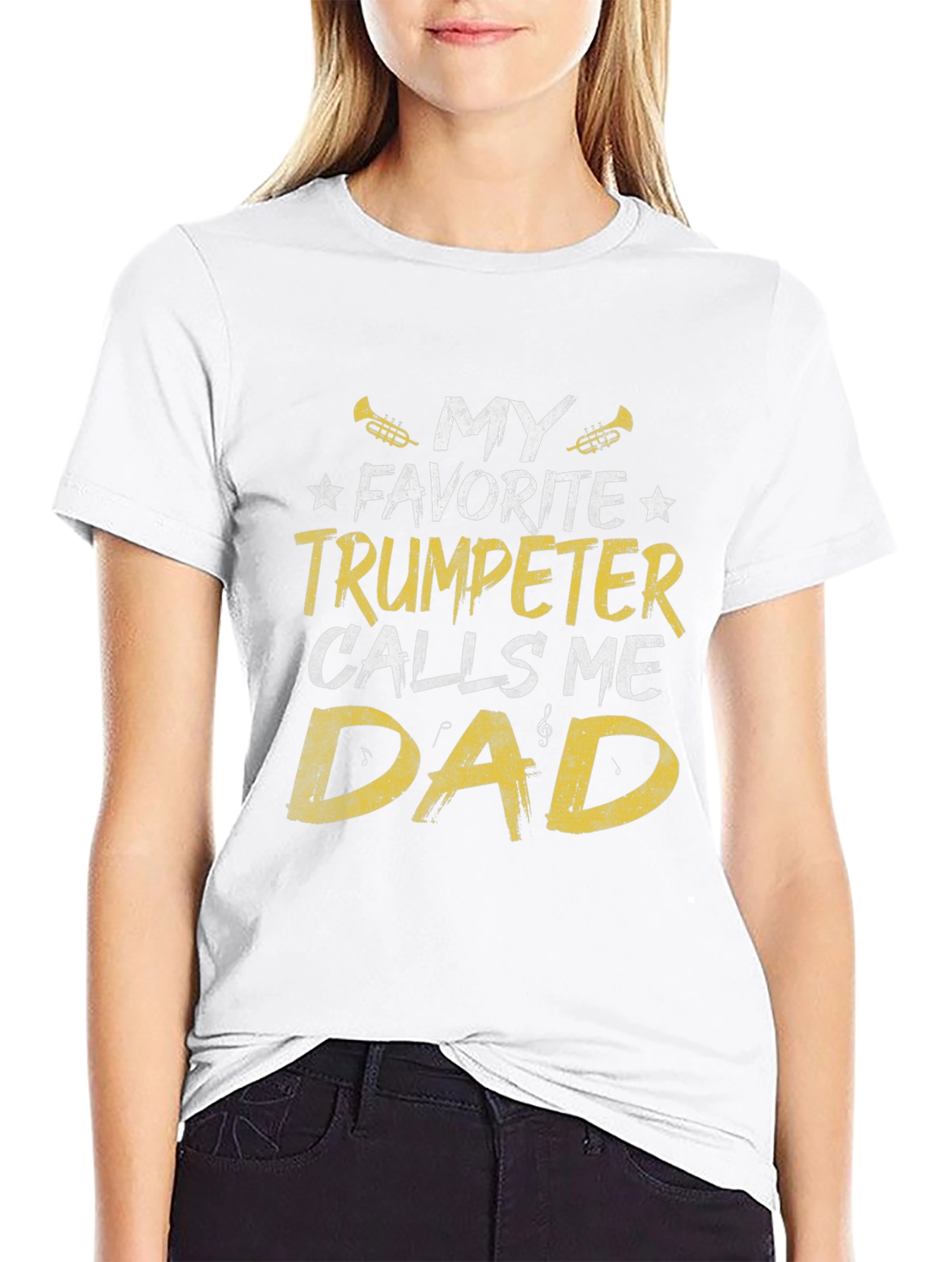 Trumpeter Dad T-Shirt - Musician Fathers Day Gift