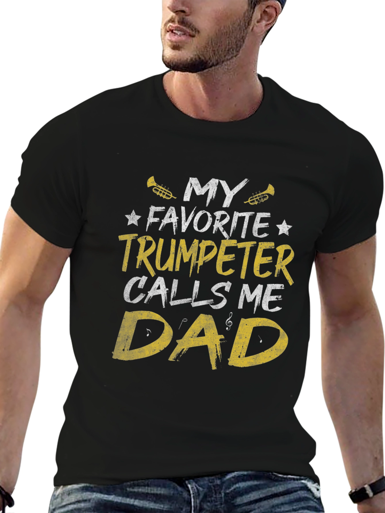 Trumpeter Dad T-Shirt - Musician Fathers Day Gift