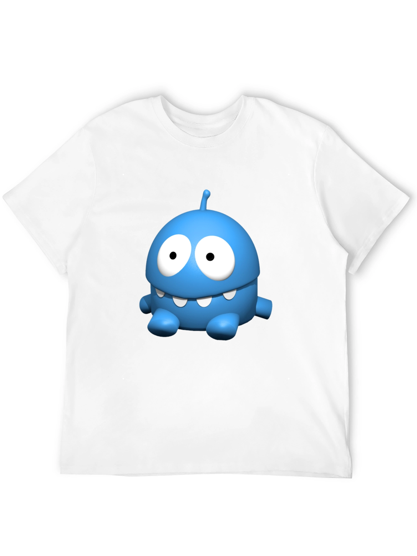 Om Nom Cartoon Graphic T-Shirt