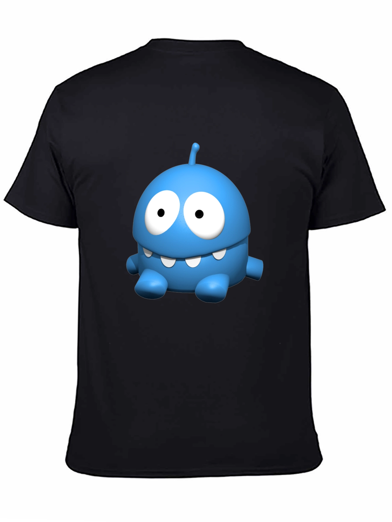 Om Nom Cartoon Graphic T-Shirt