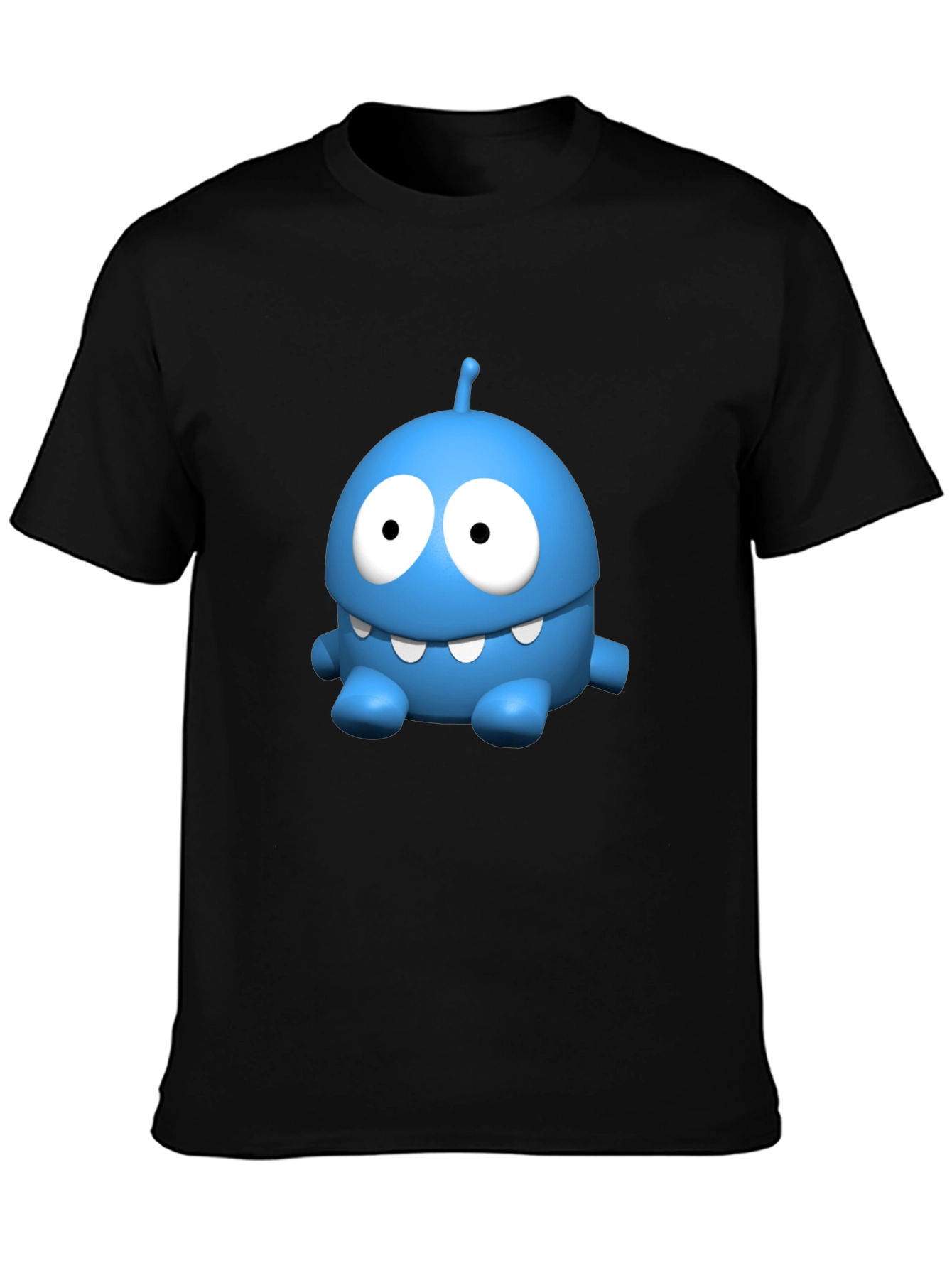 Om Nom Cartoon Graphic T-Shirt