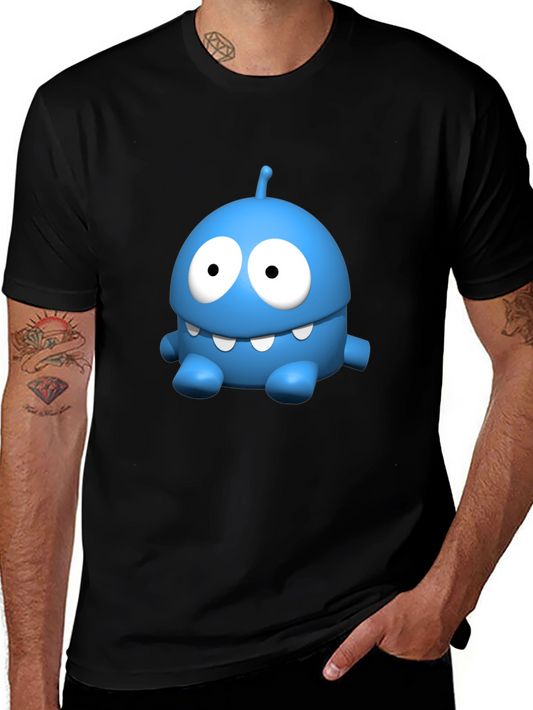 Om Nom Cartoon Graphic T-Shirt