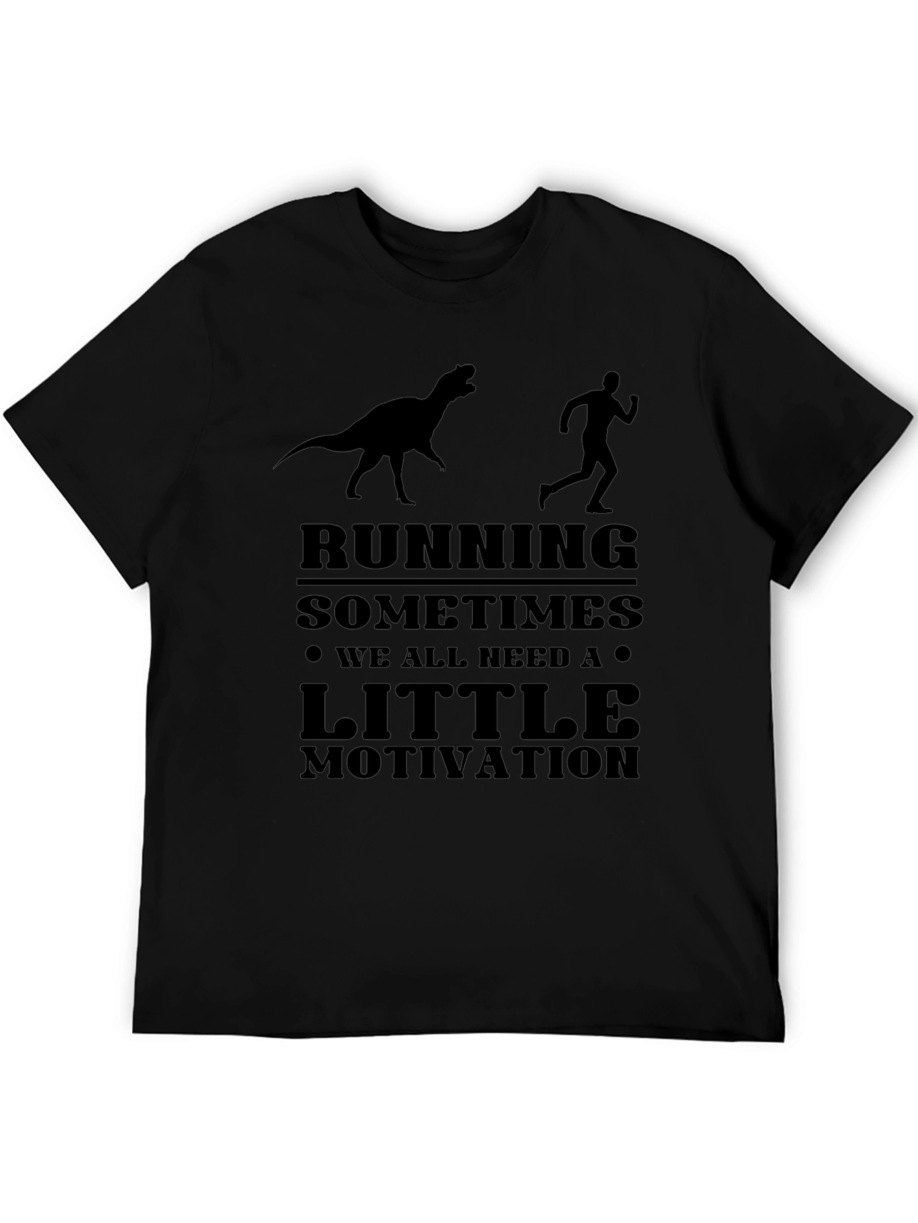 Running Motivation T-Shirt - Dinosaur Chase