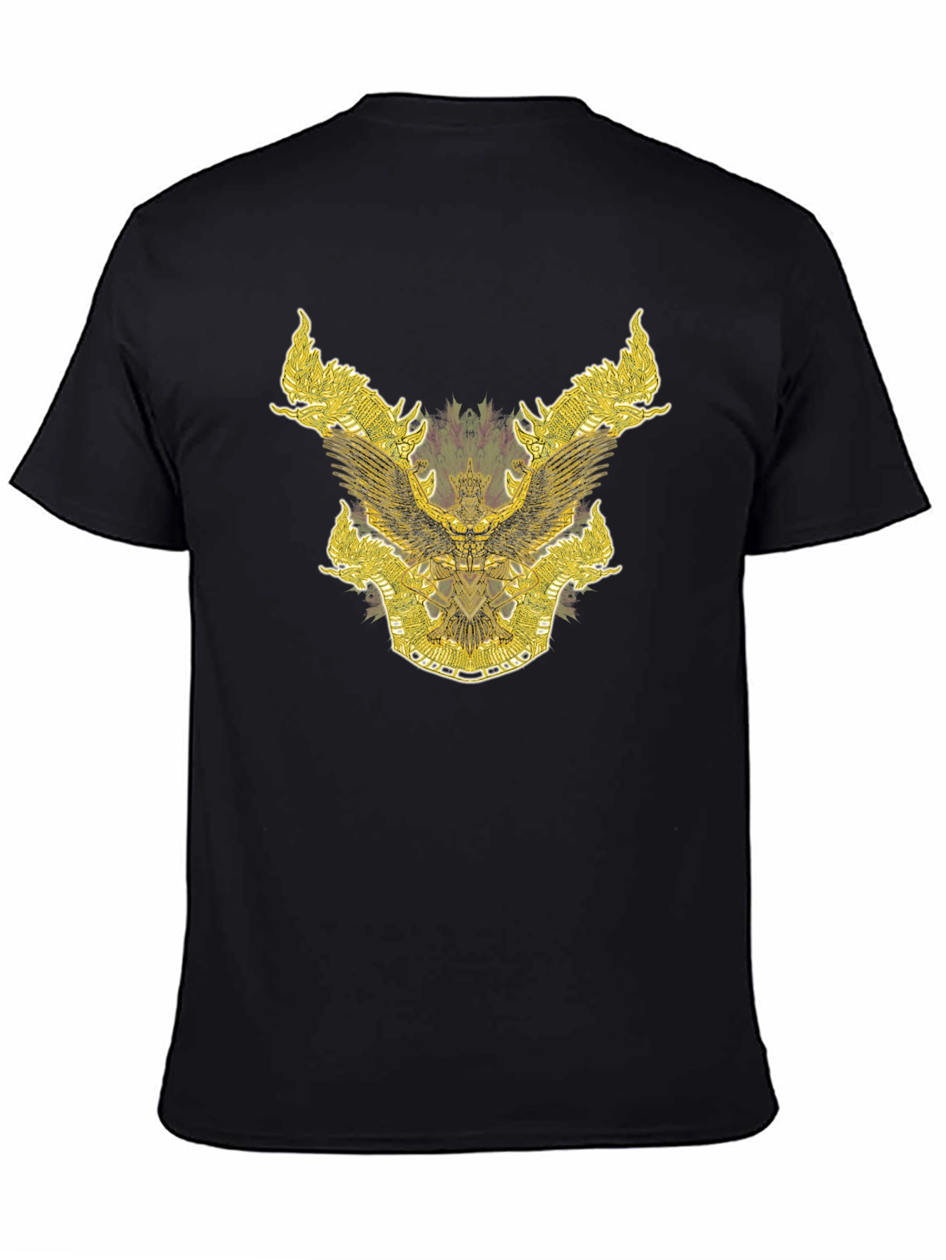 Gilded Eagle Graphic Tee - Mens Black T-Shirt