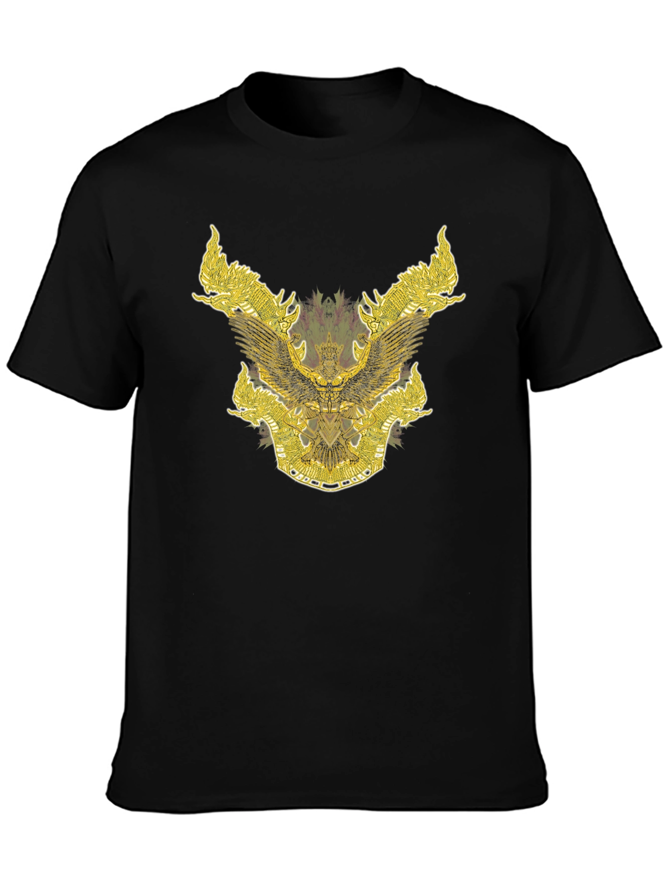 Gilded Eagle Graphic Tee - Mens Black T-Shirt