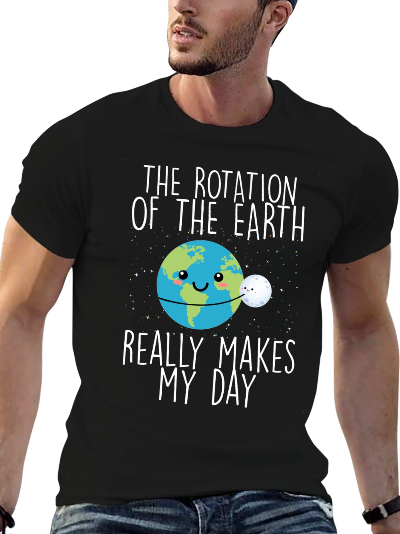 Earth Rotation Graphic T-Shirt