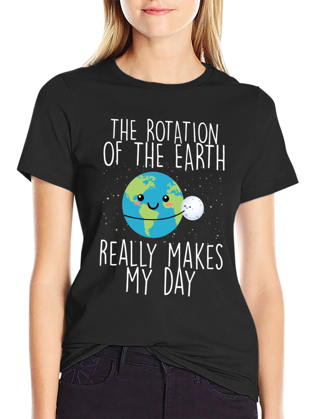 Earth Rotation Graphic T-Shirt