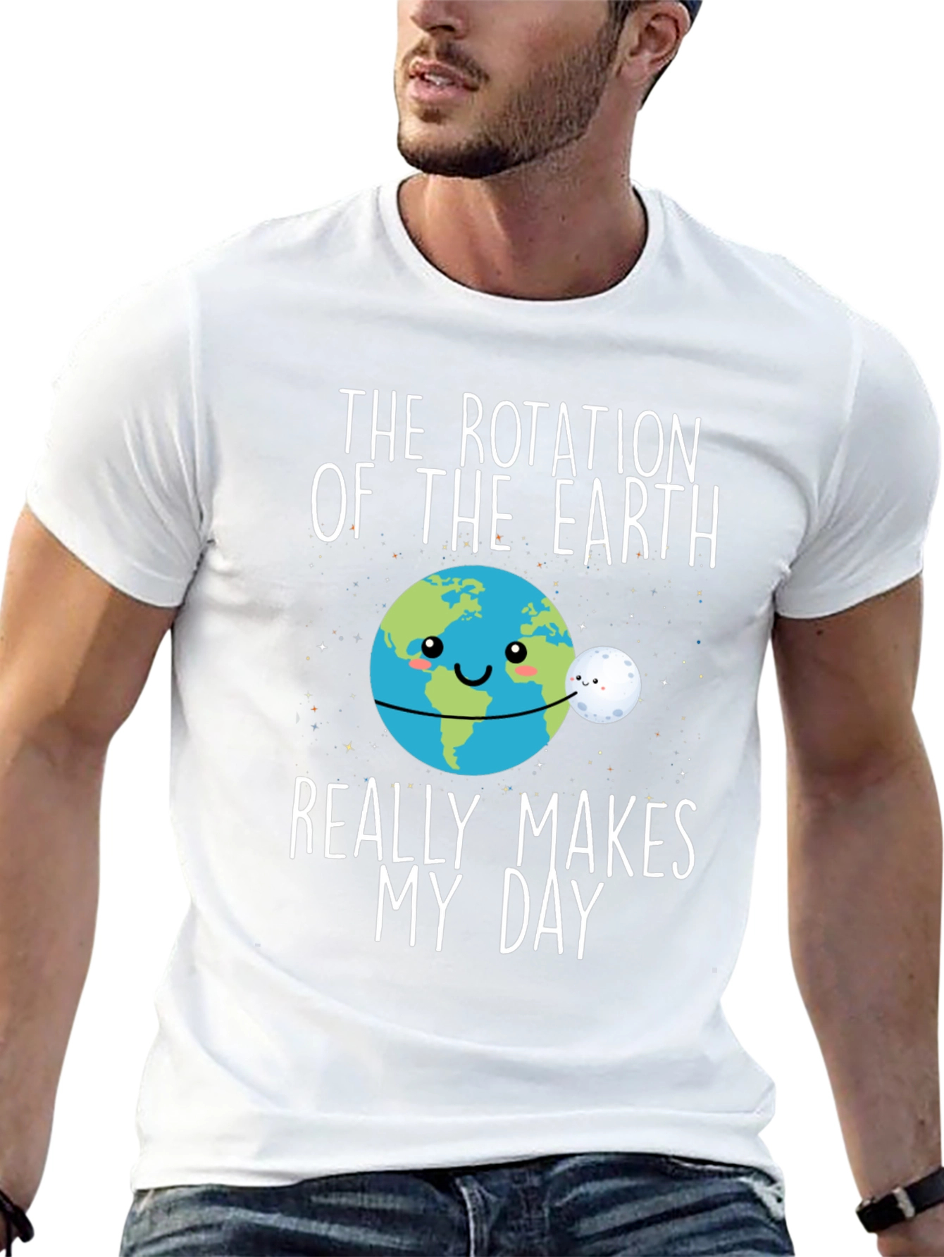 Earth Rotation Graphic T-Shirt