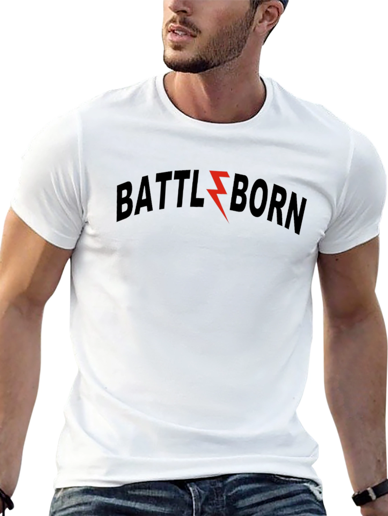 Battleborn T-Shirt - Black with Red Lightning