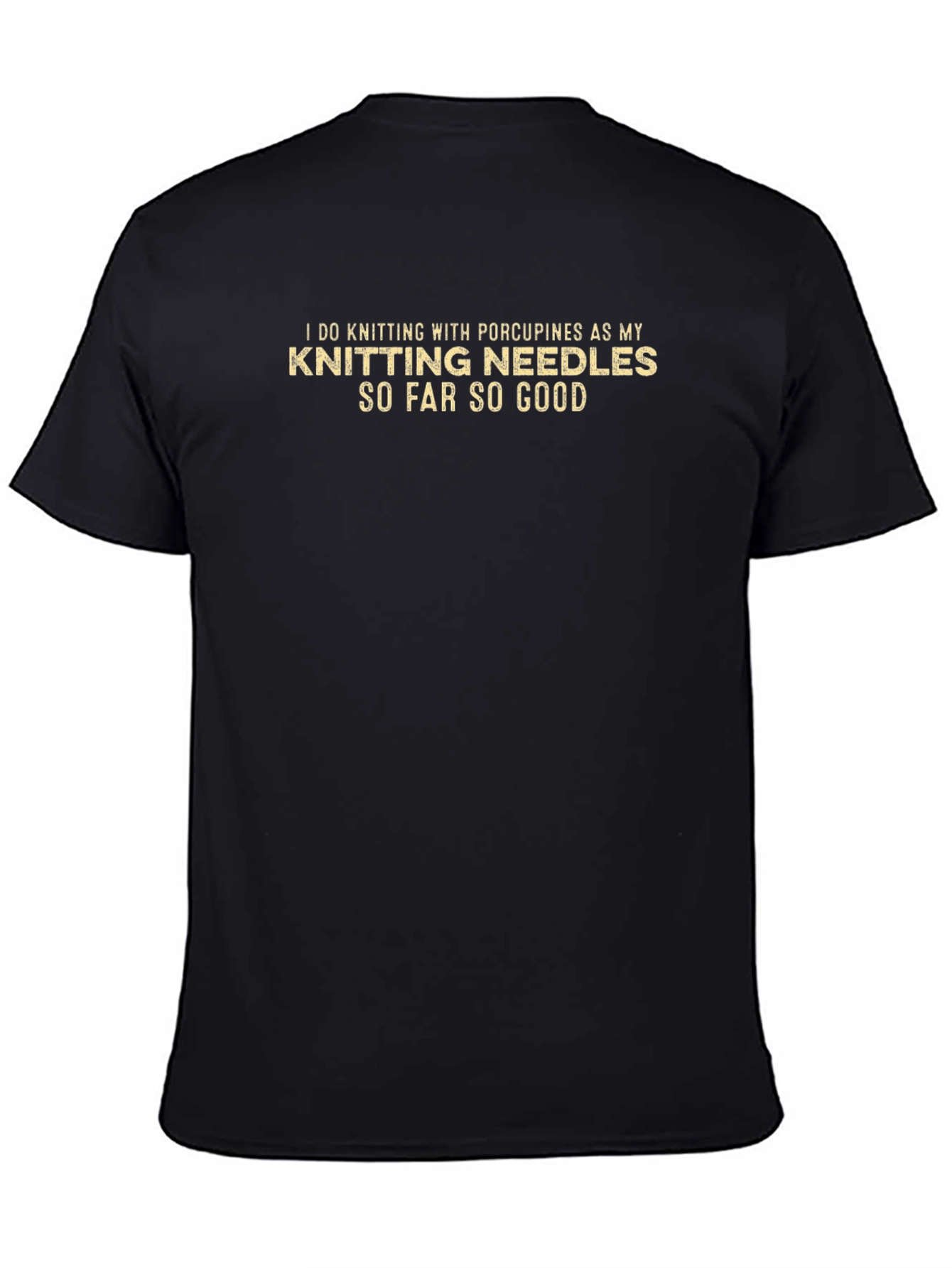Knitting Needles Funny Graphic Tee