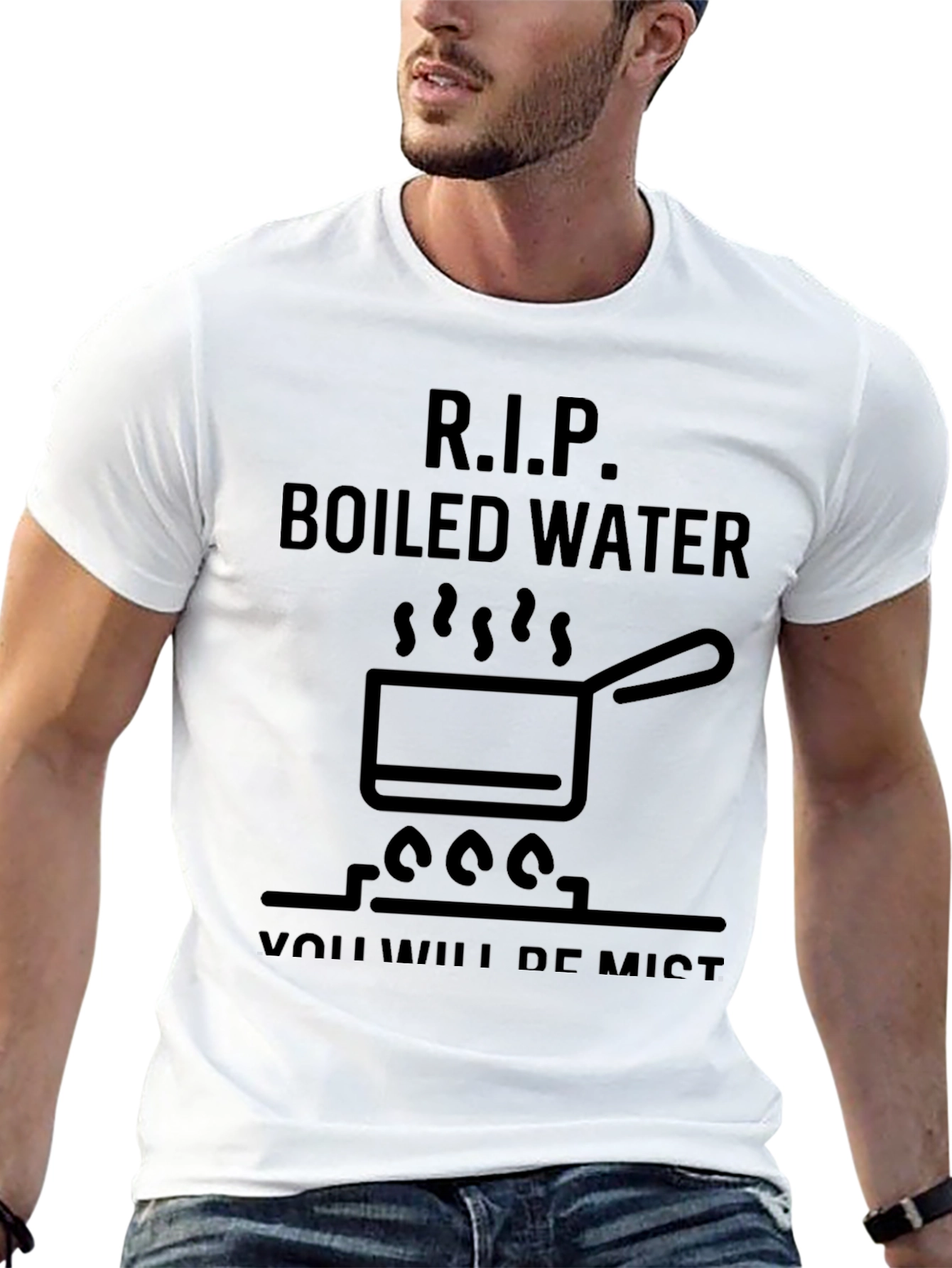 R.I.P. Boiled Water Graphic Tee