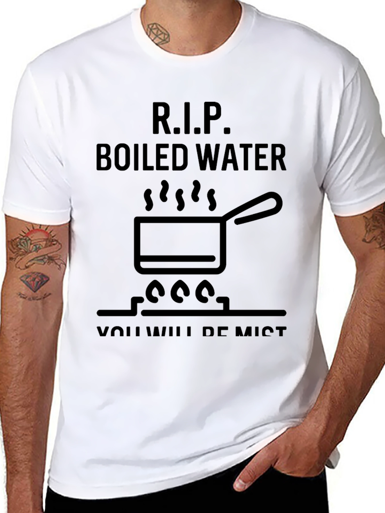 R.I.P. Boiled Water Graphic Tee