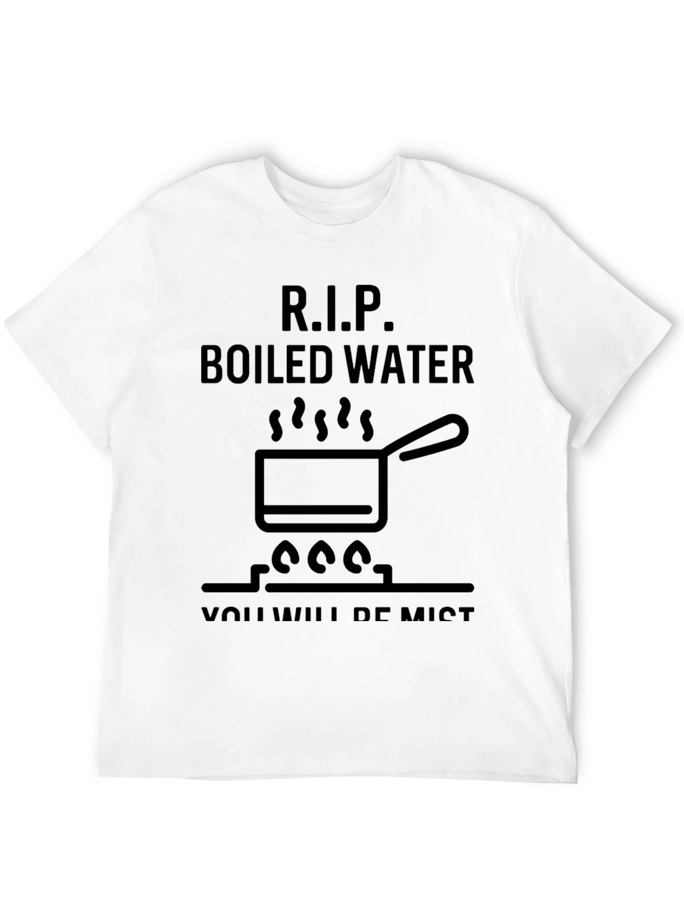 R.I.P. Boiled Water Graphic Tee