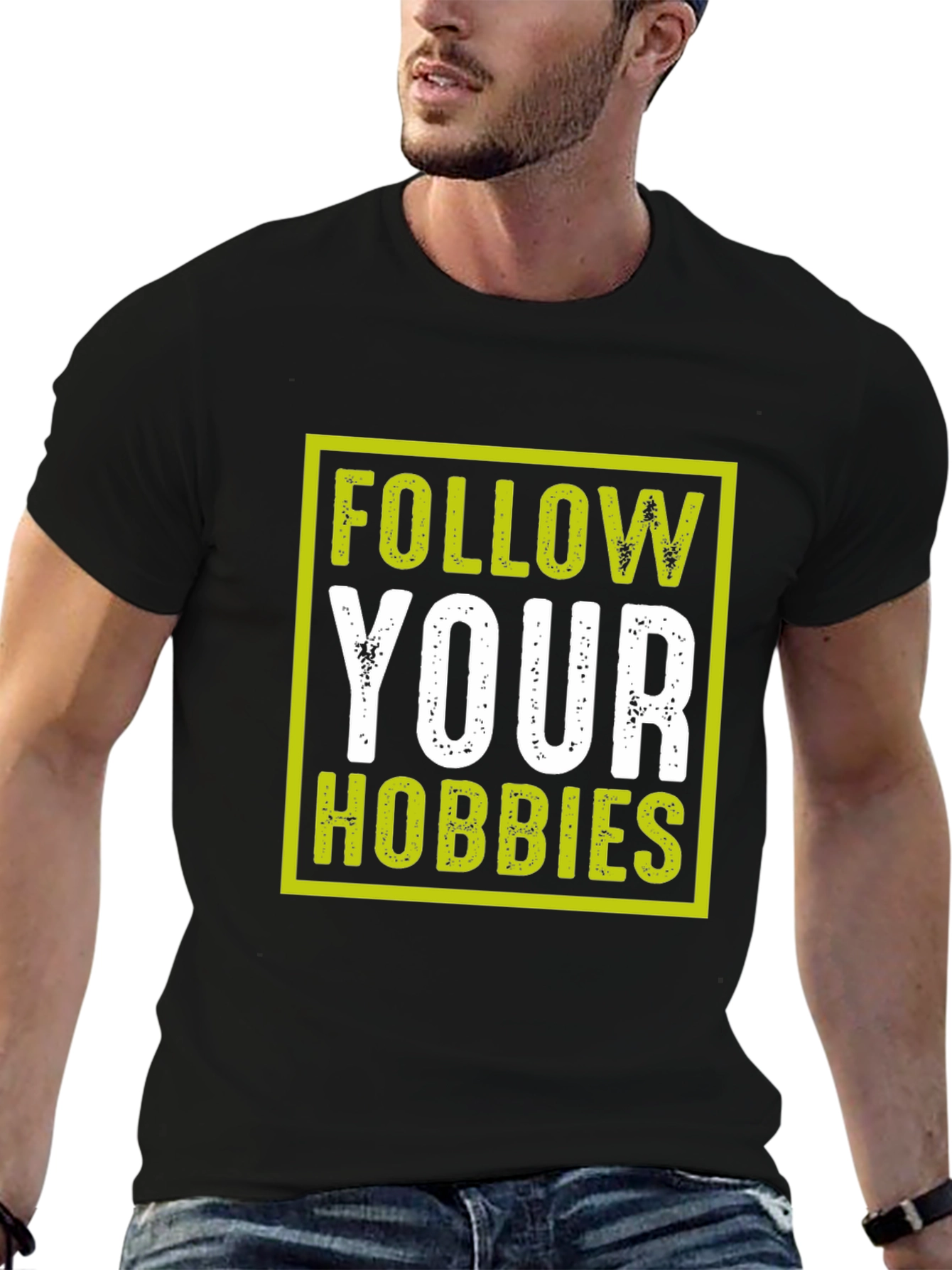 Follow Your Hobbies Graphic T-Shirt
