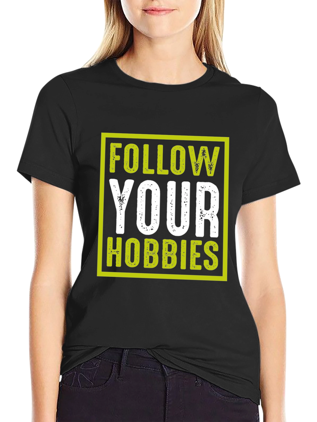 Follow Your Hobbies Graphic T-Shirt
