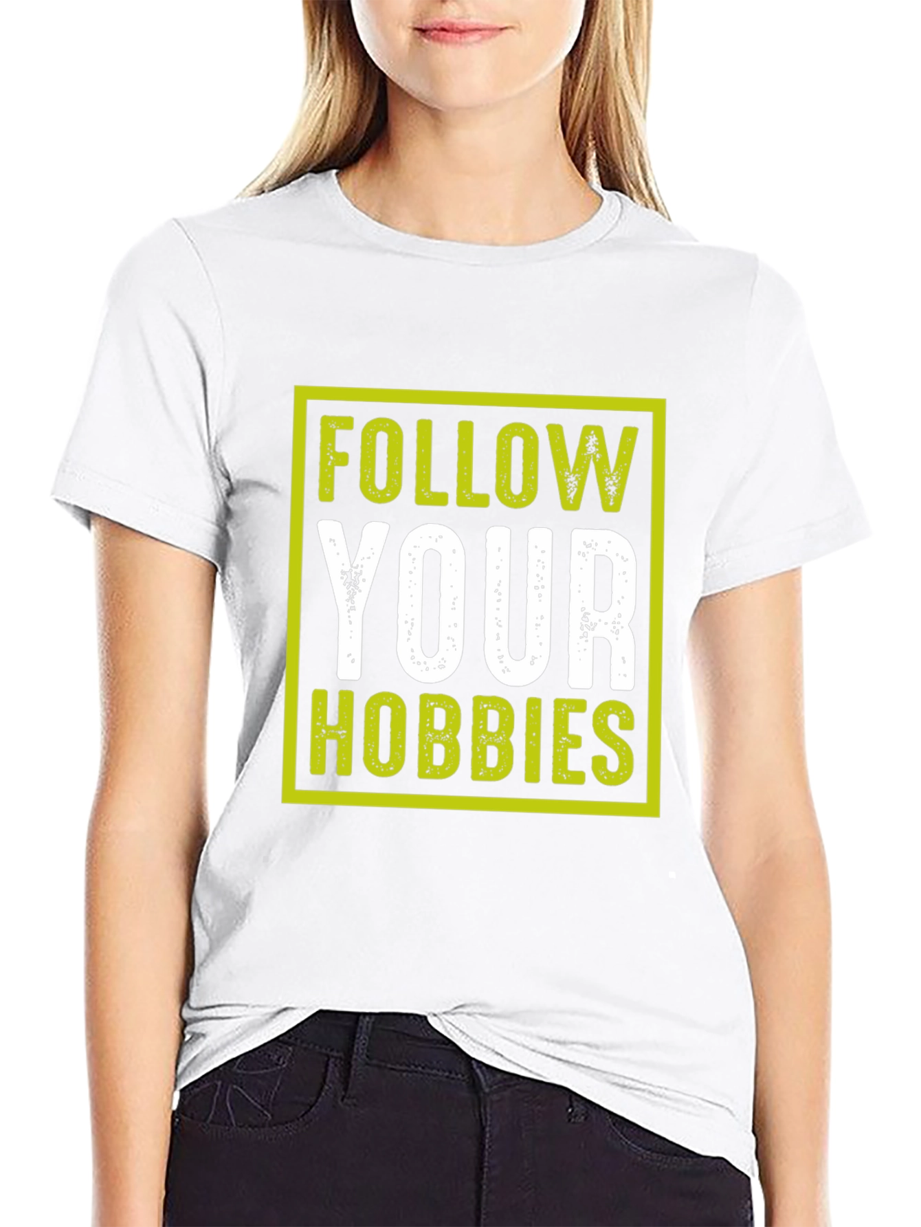 Follow Your Hobbies Graphic T-Shirt