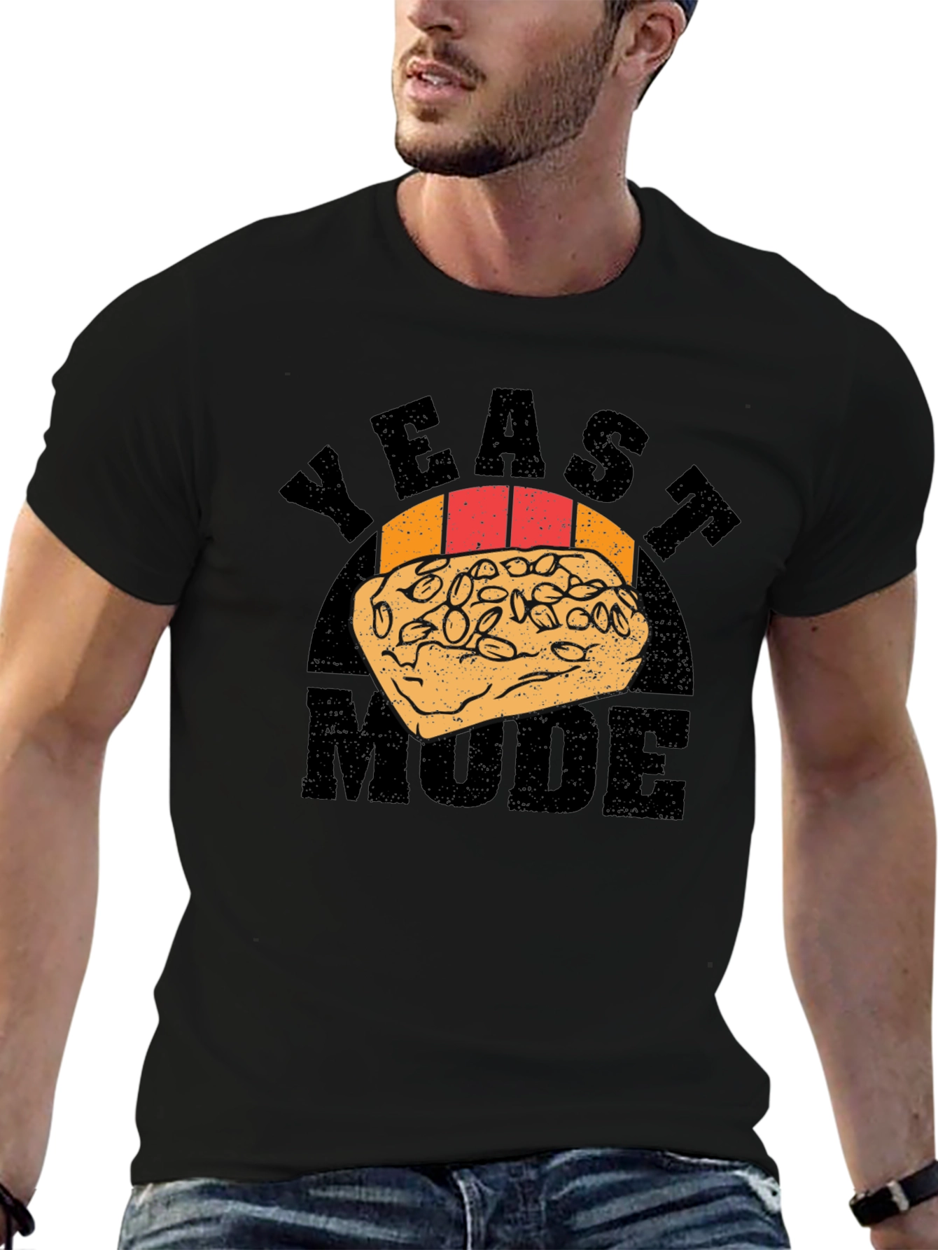 Yeast Mode Graphic Novelty Mens T-shirt