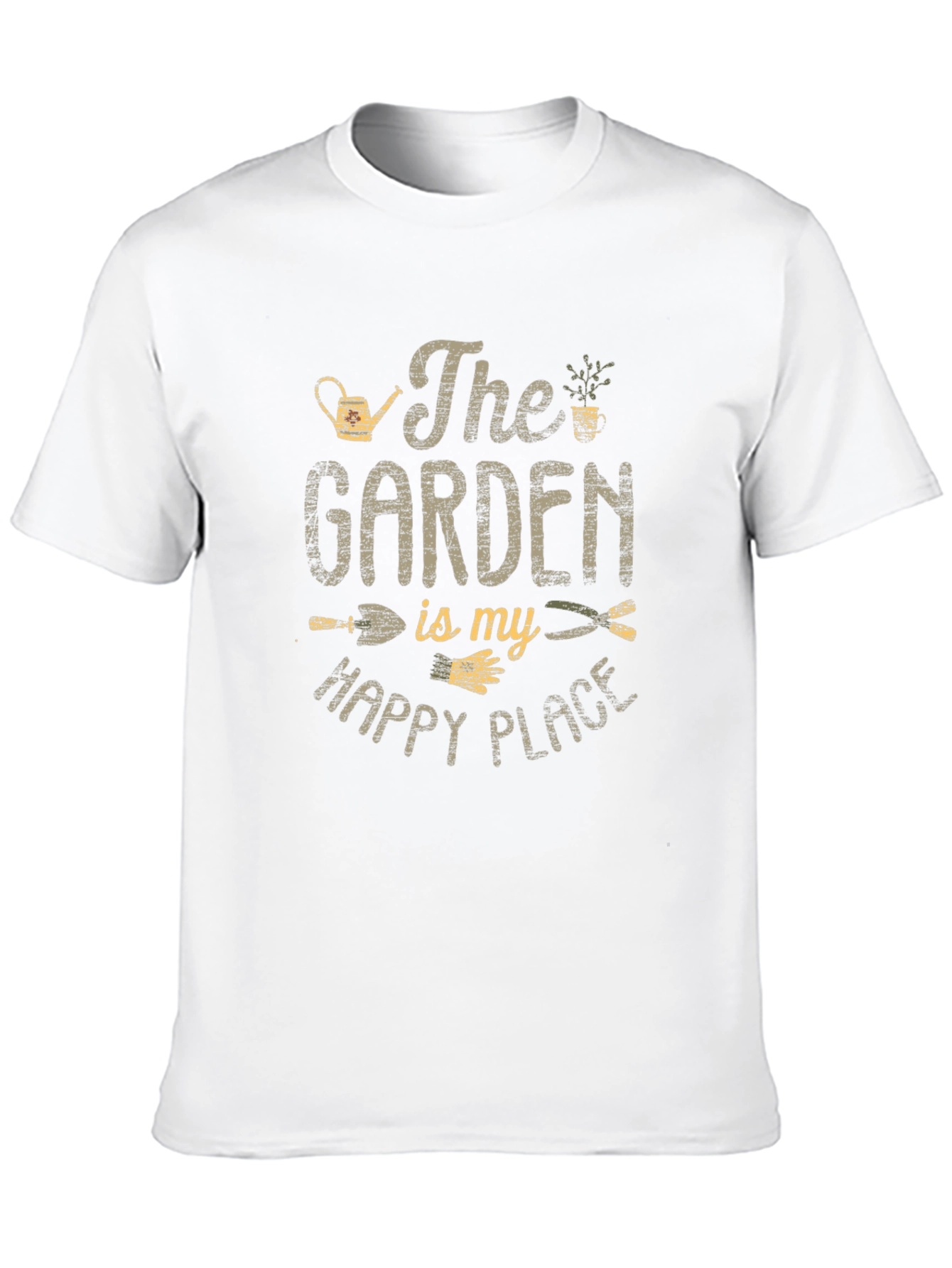 Gardening T-Shirt: The Garden Is My Happy Place