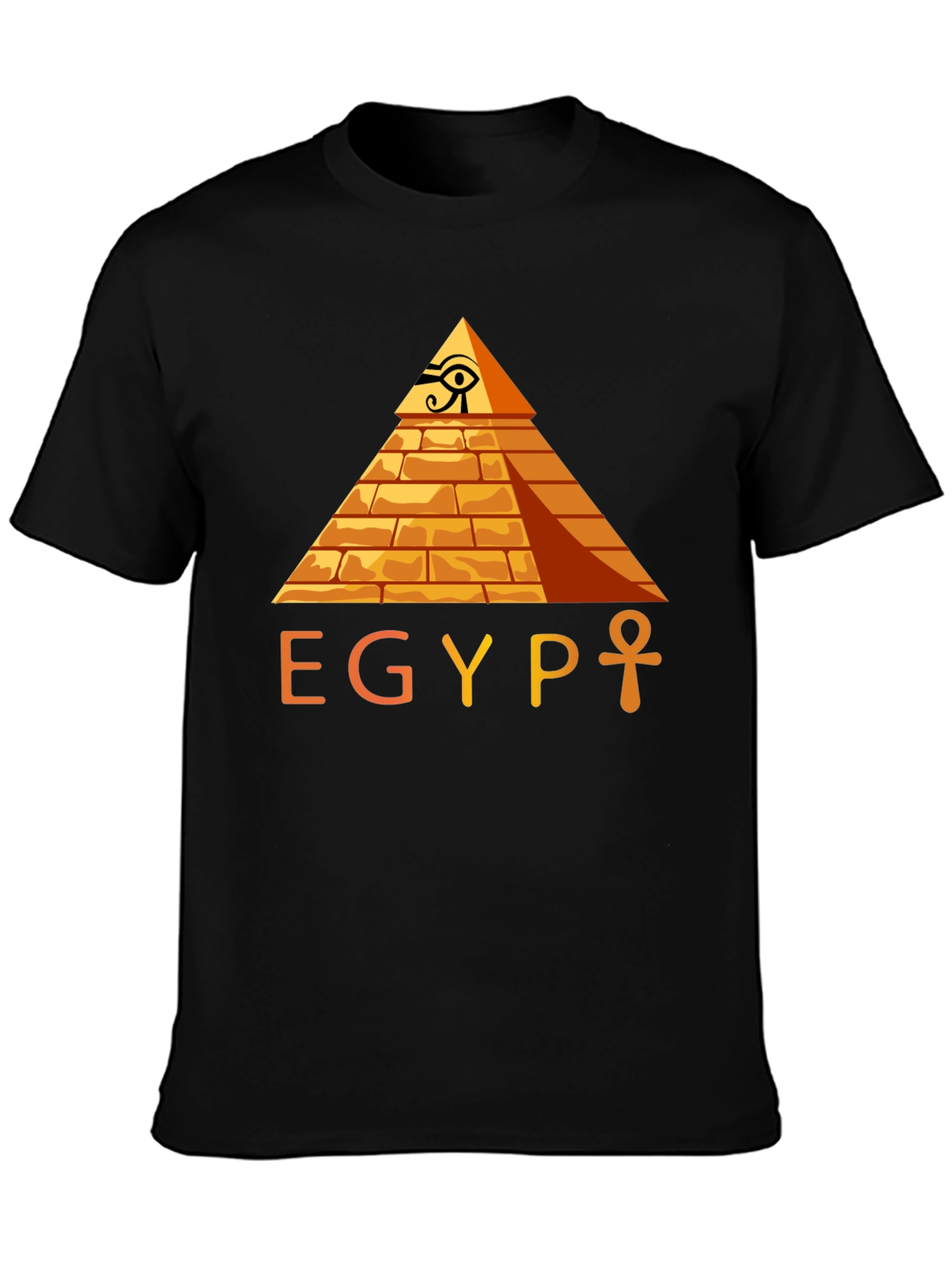 Egypt Pyramid Graphic Tee -  Ancient Egyptian Style T-Shirt