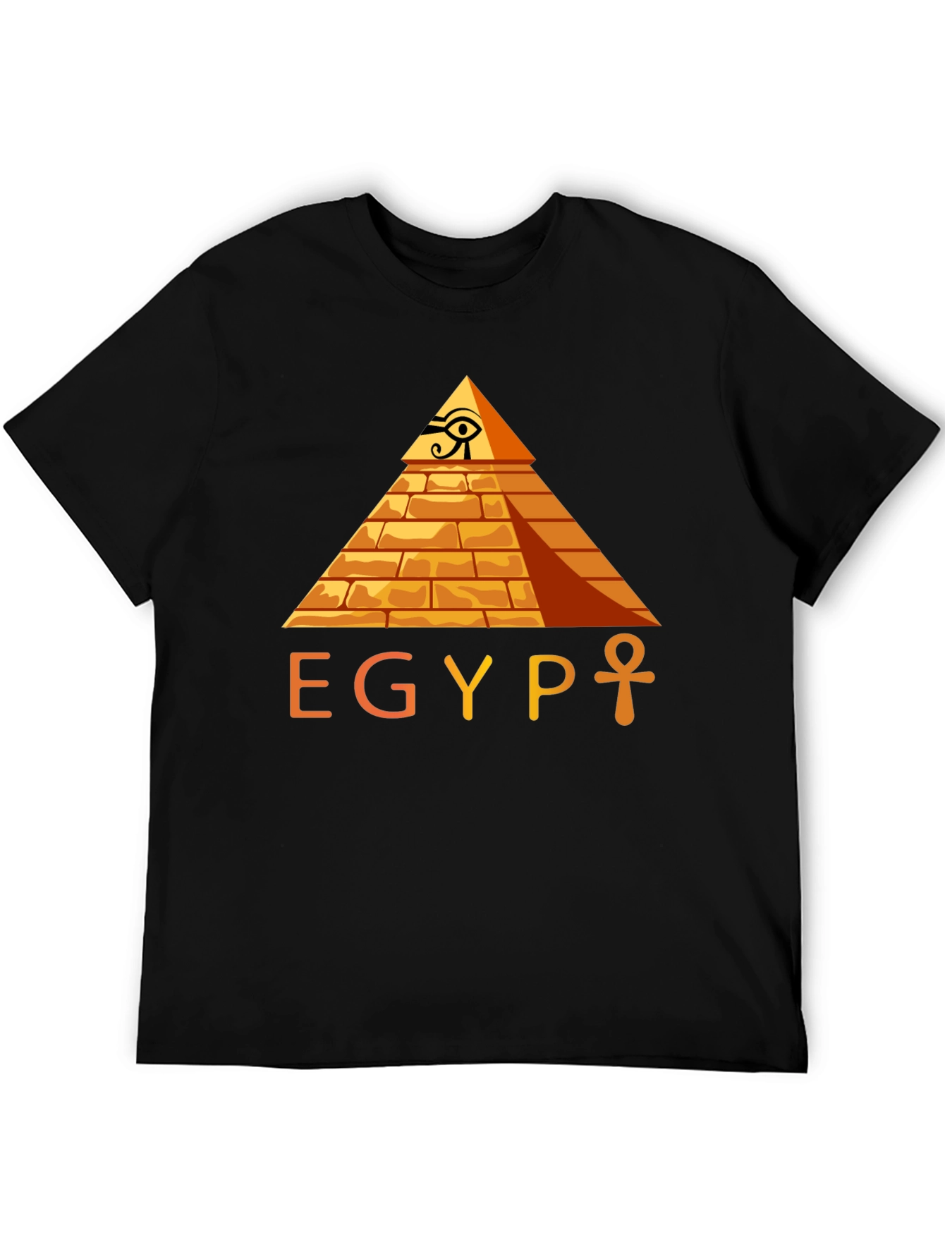 Egypt Pyramid Graphic Tee -  Ancient Egyptian Style T-Shirt