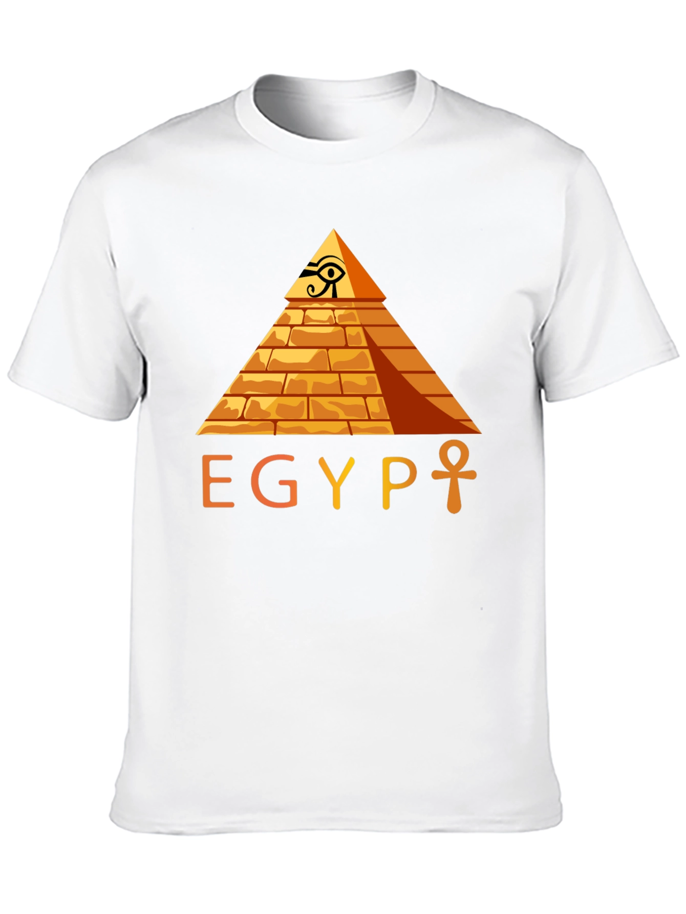 Egypt Pyramid Graphic Tee -  Ancient Egyptian Style T-Shirt