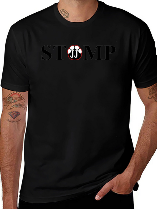 STOMP JJ Logo Black T-Shirt - Casual Wear