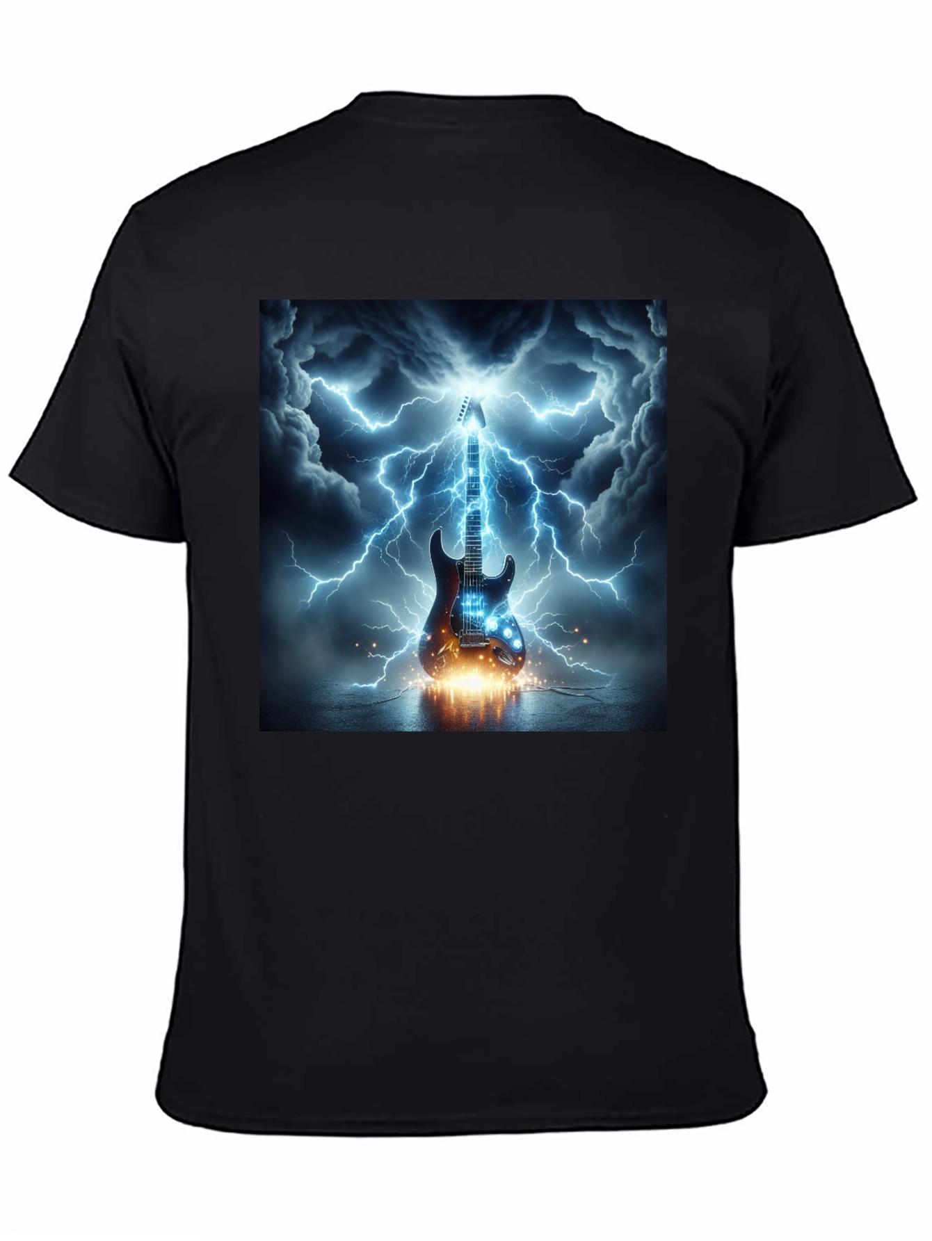 Electric Guitar Lightning T-Shirt