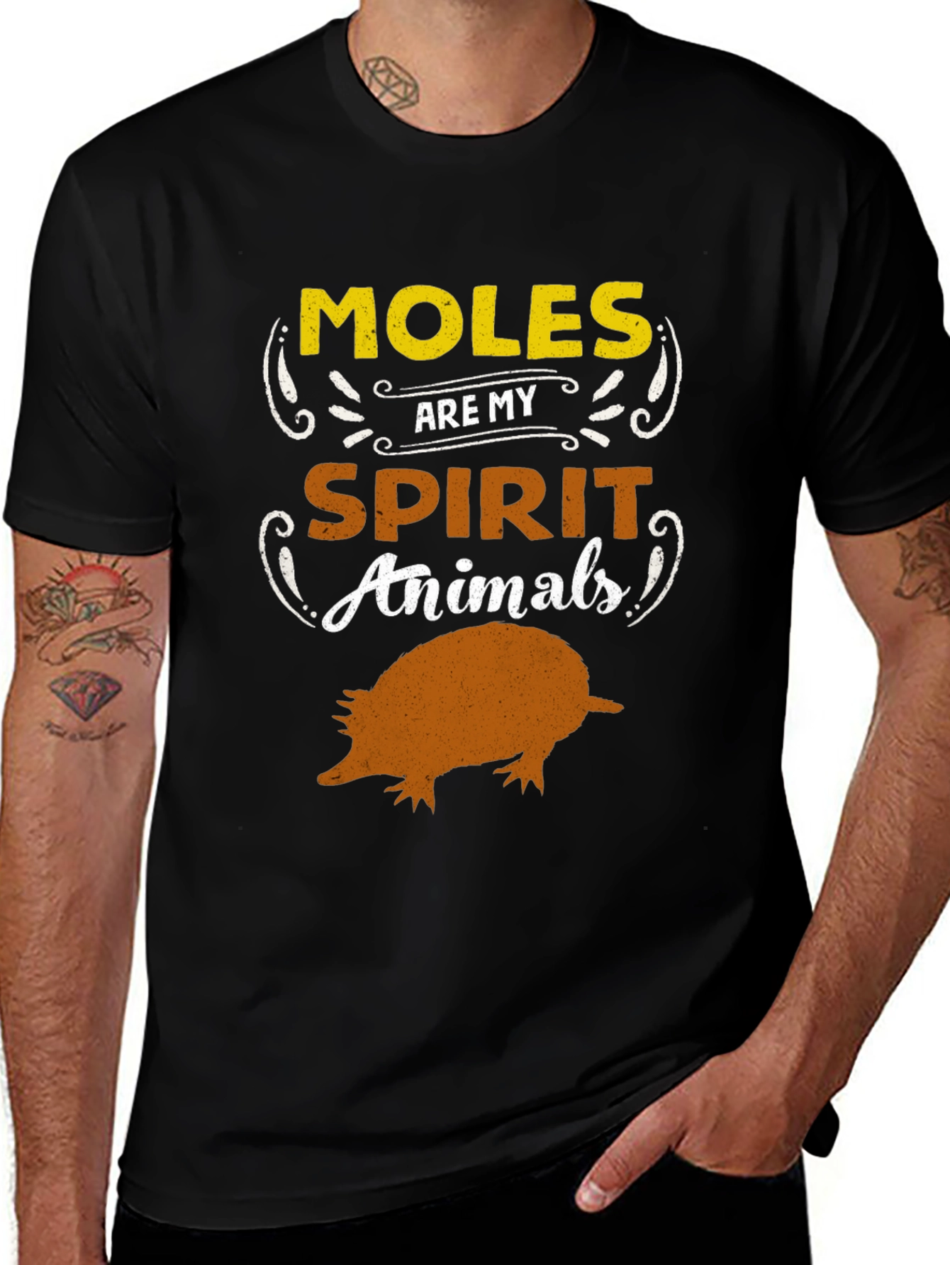 Moles Are My Spirit Animals Graphic Tee