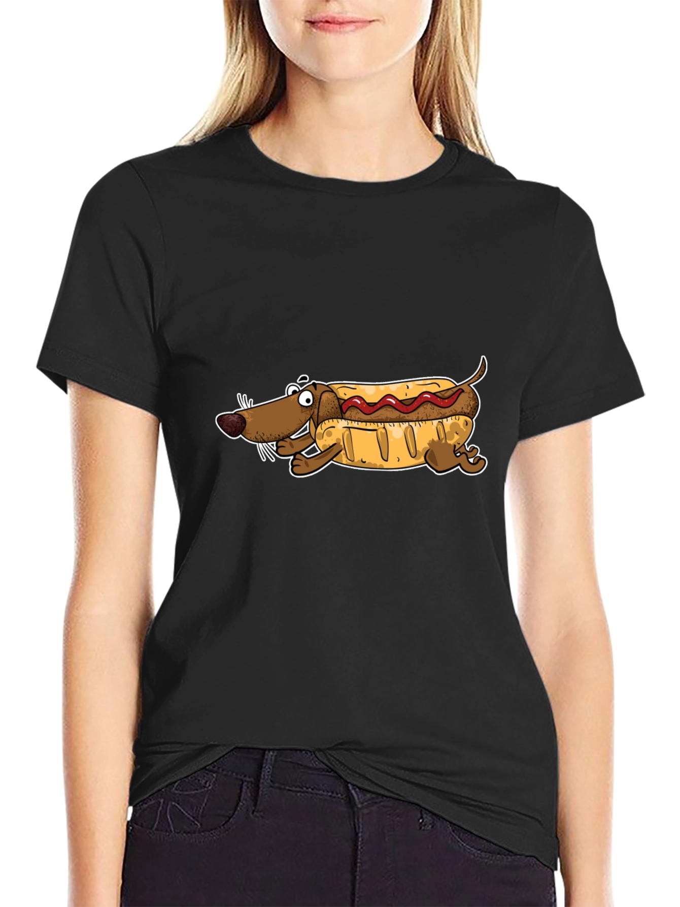 Hot Dog Dachshund T-Shirt - Funny Wiener Dog Tee