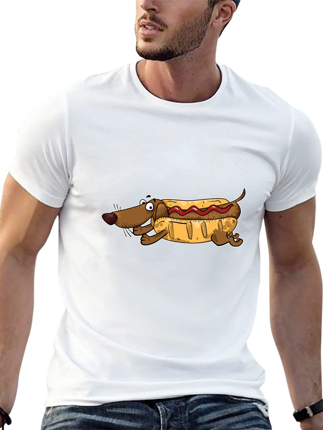 Hot Dog Dachshund T-Shirt - Funny Wiener Dog Tee