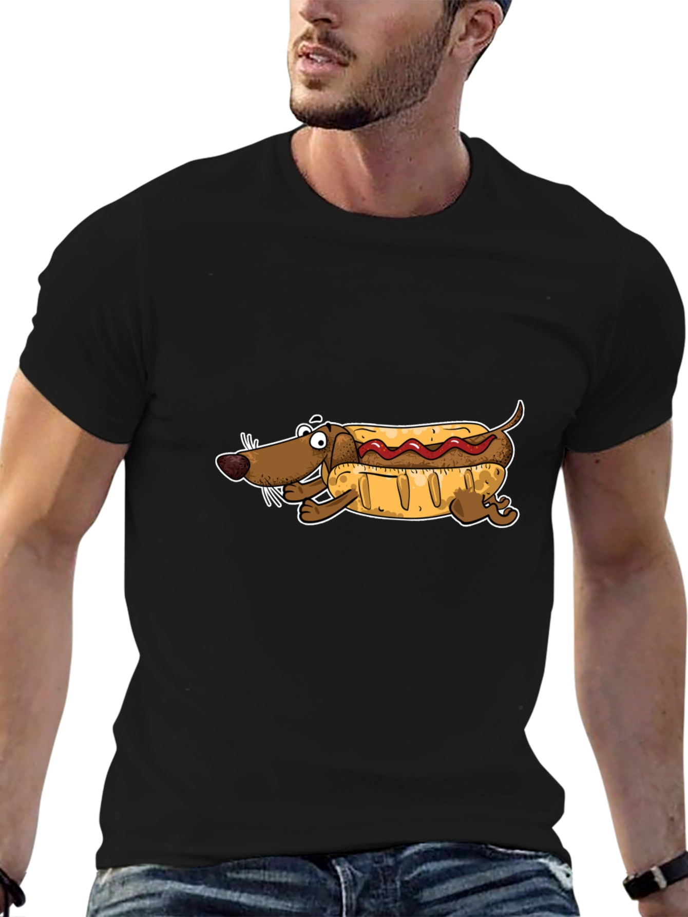Hot Dog Dachshund T-Shirt - Funny Wiener Dog Tee