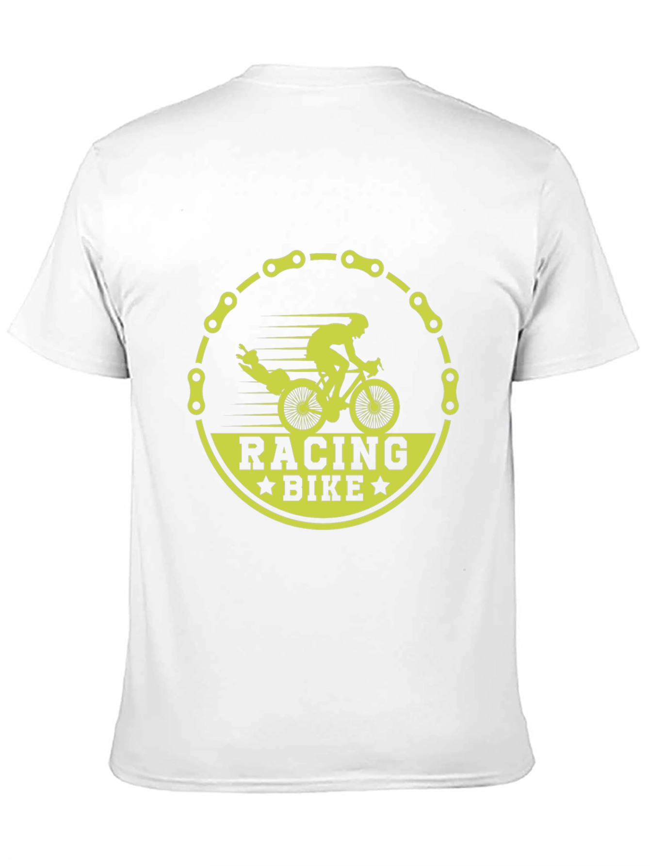 Racing Bike Graphic T-Shirt - Black