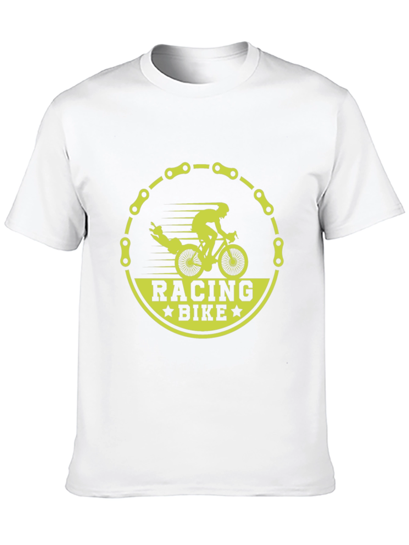 Racing Bike Graphic T-Shirt - Black